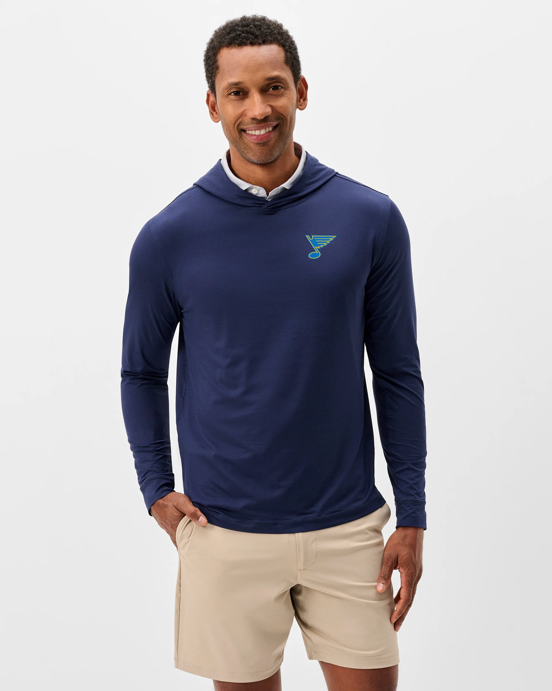 St. Louis Blues Talon Featherweight Performance Hoodie - Image 10