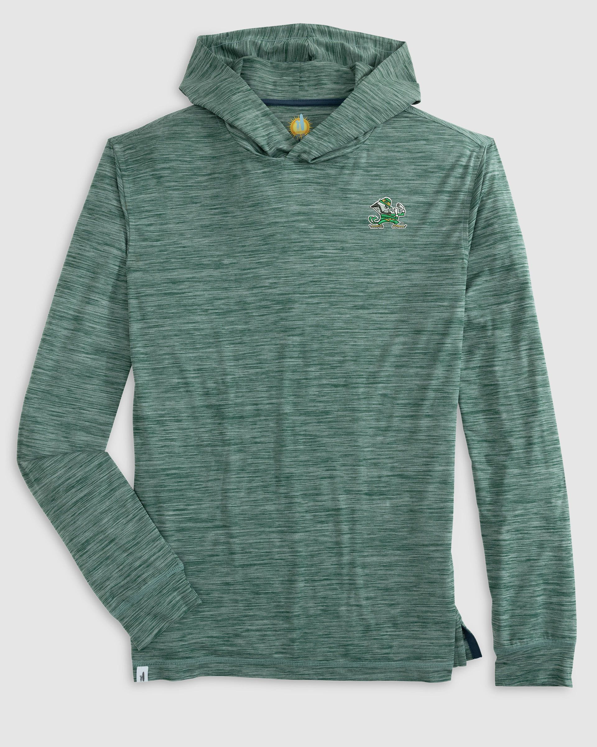 Notre Dame Talon Featherweight Performance Hoodie - Leprechaun Logo - Image 2