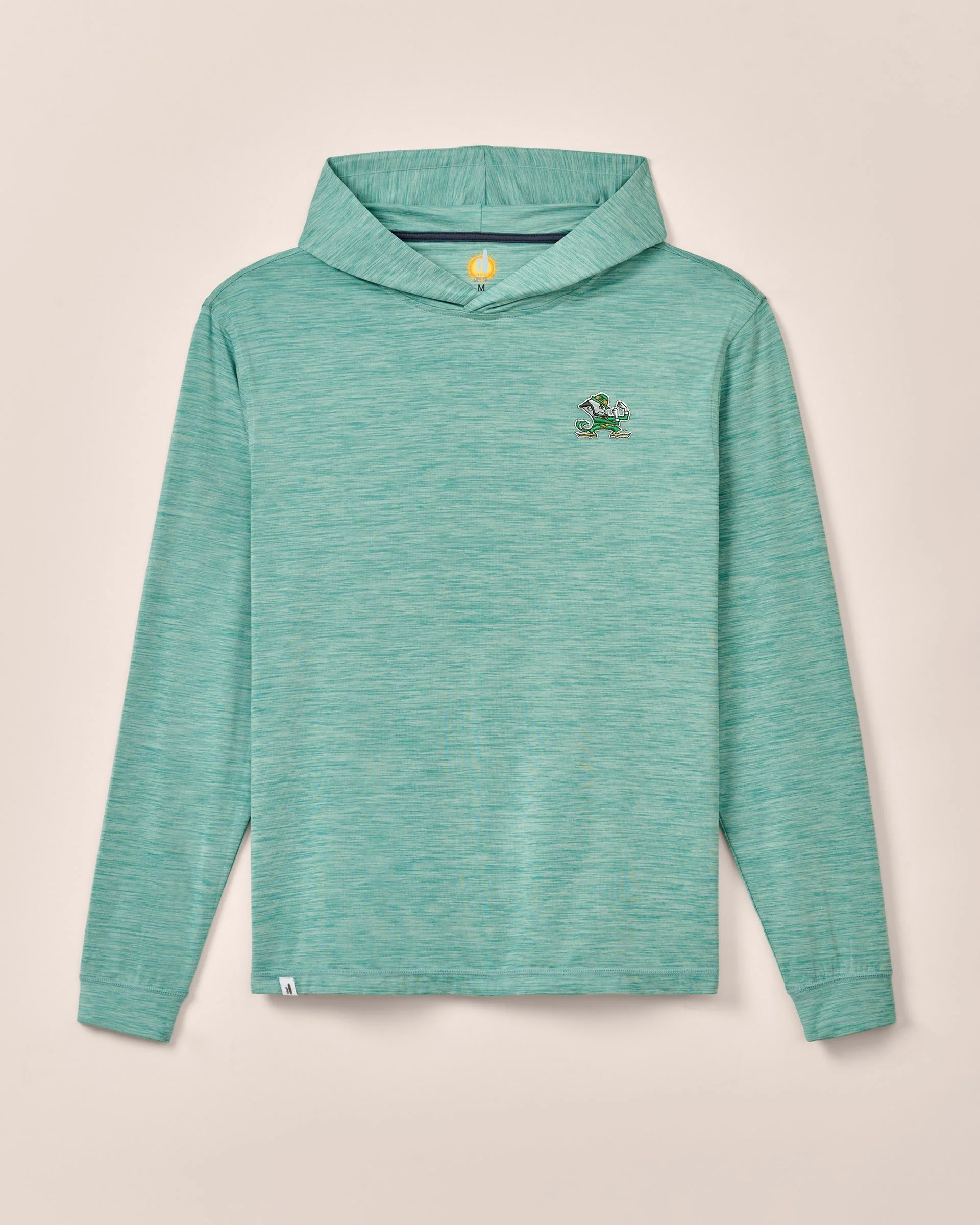 Notre Dame Talon Featherweight Performance Hoodie - Leprechaun Logo - Image 9