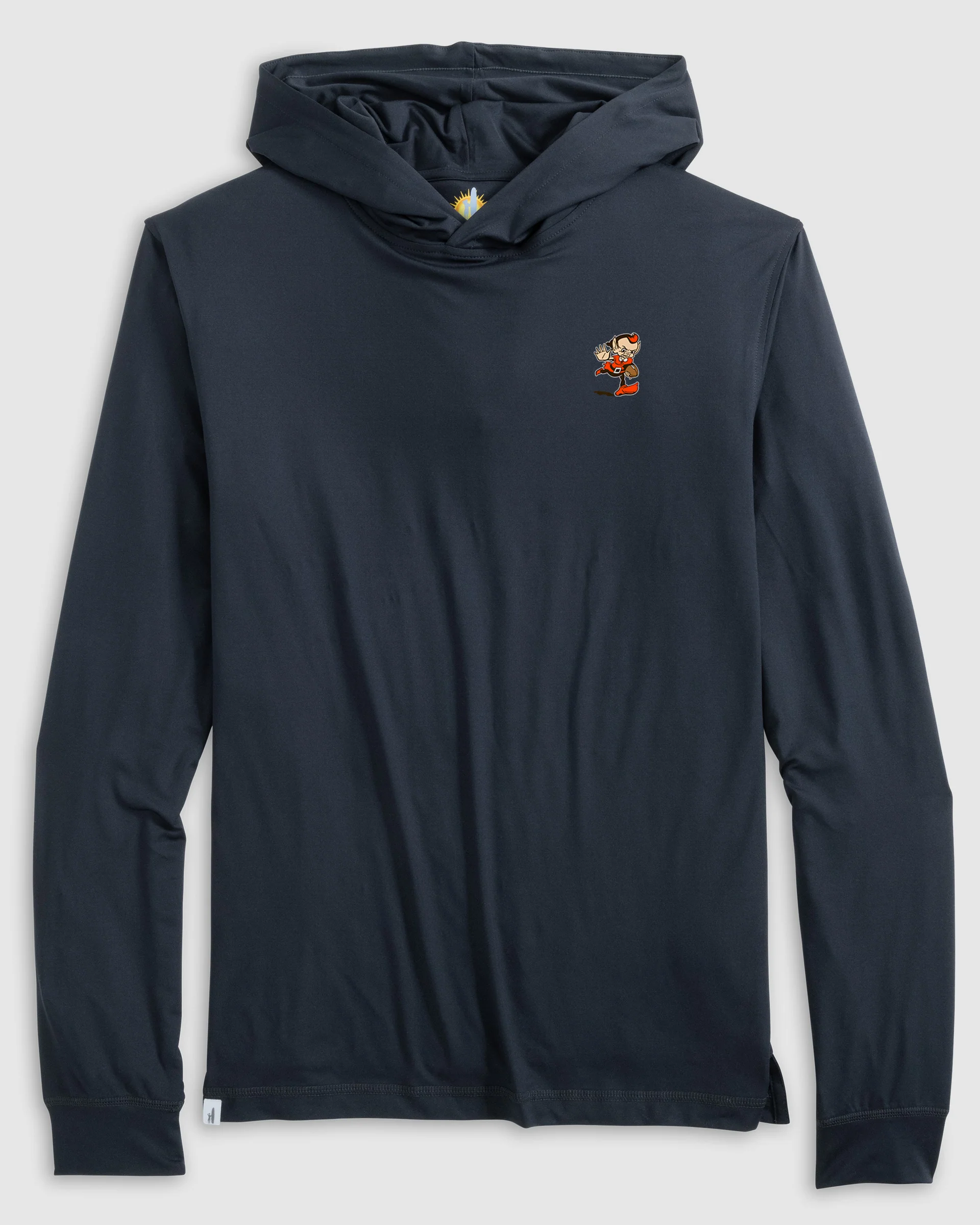 Cleveland Browns Talon Featherweight Performance Hoodie - Classic Logo - Image 2