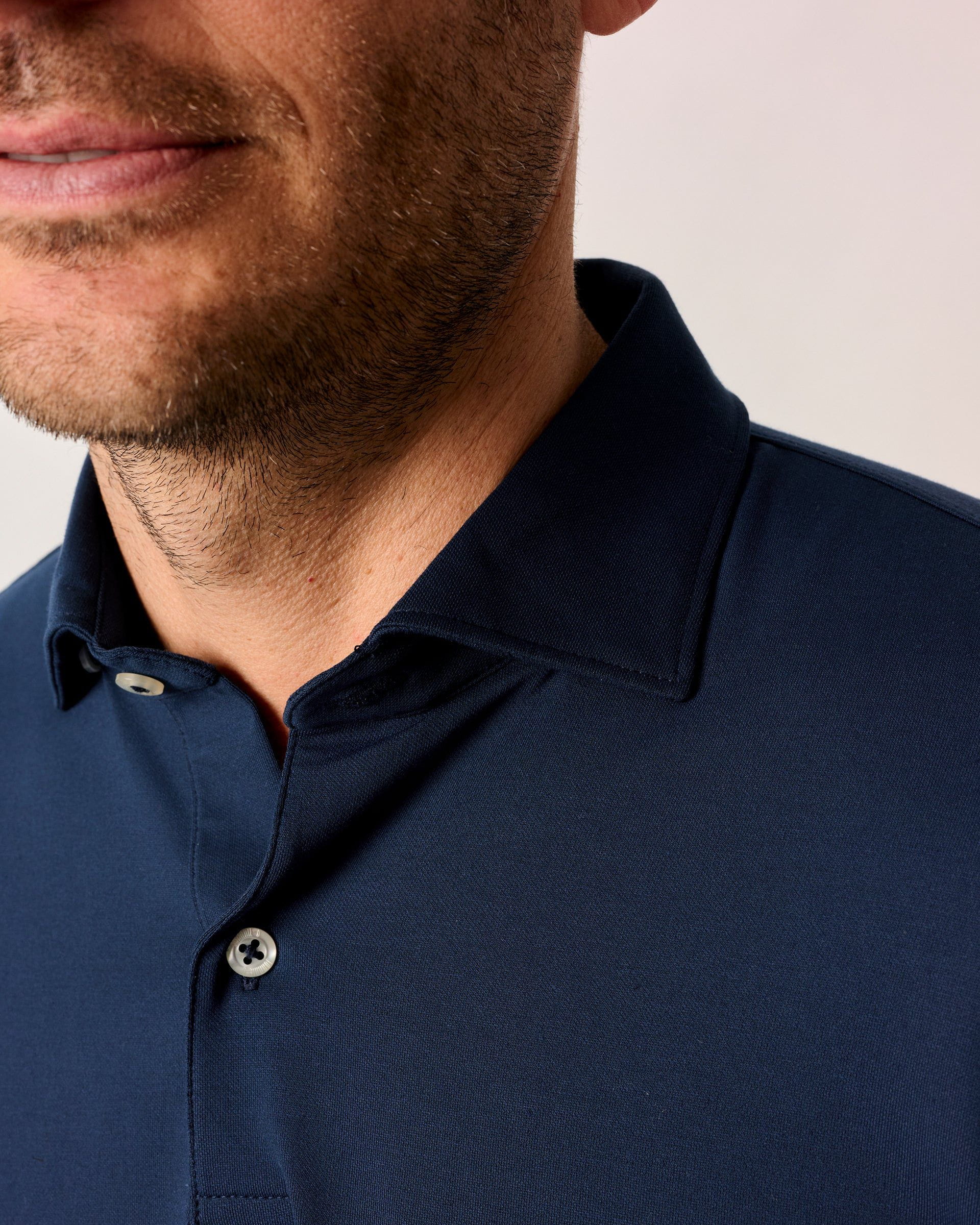 Top Shelf Long Sleeve Polo - Idris - Image 2