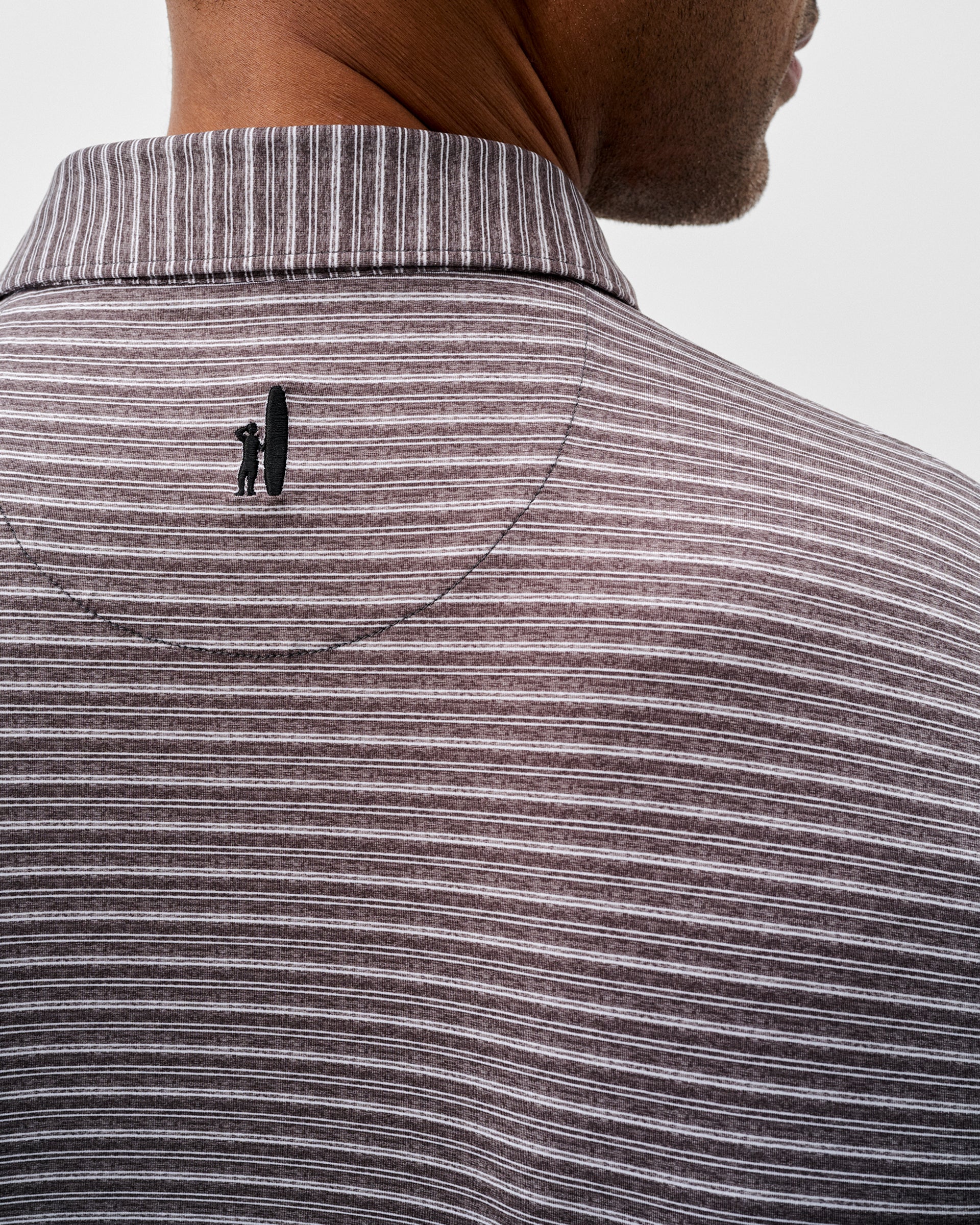 Performance Featherweight Long Sleeve Polo - Track Stripe - Image 4