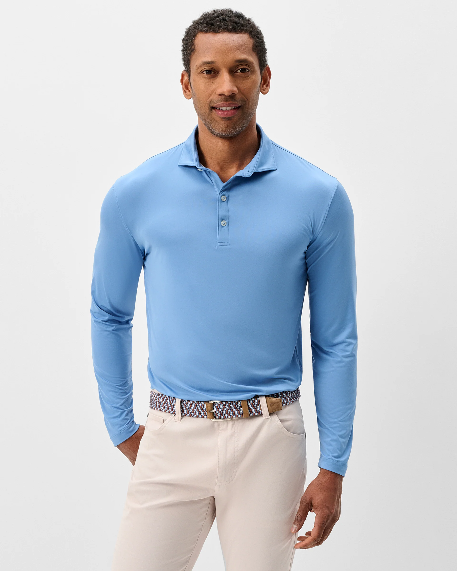 Performance Featherweight Long Sleeve Polo - Swing