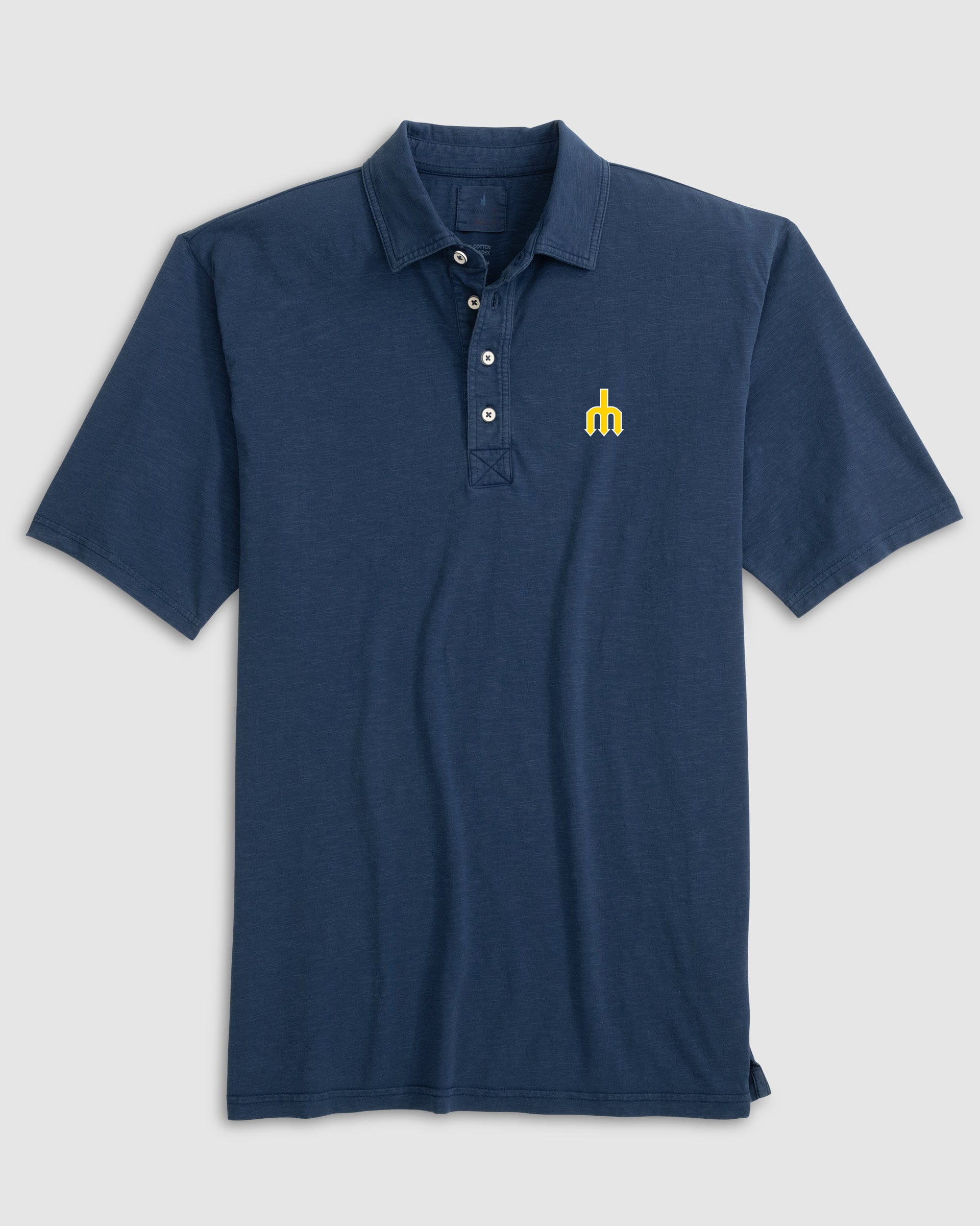 Seattle Mariners Coastal Wash Original Polo - Cooperstown Logo - Image 2