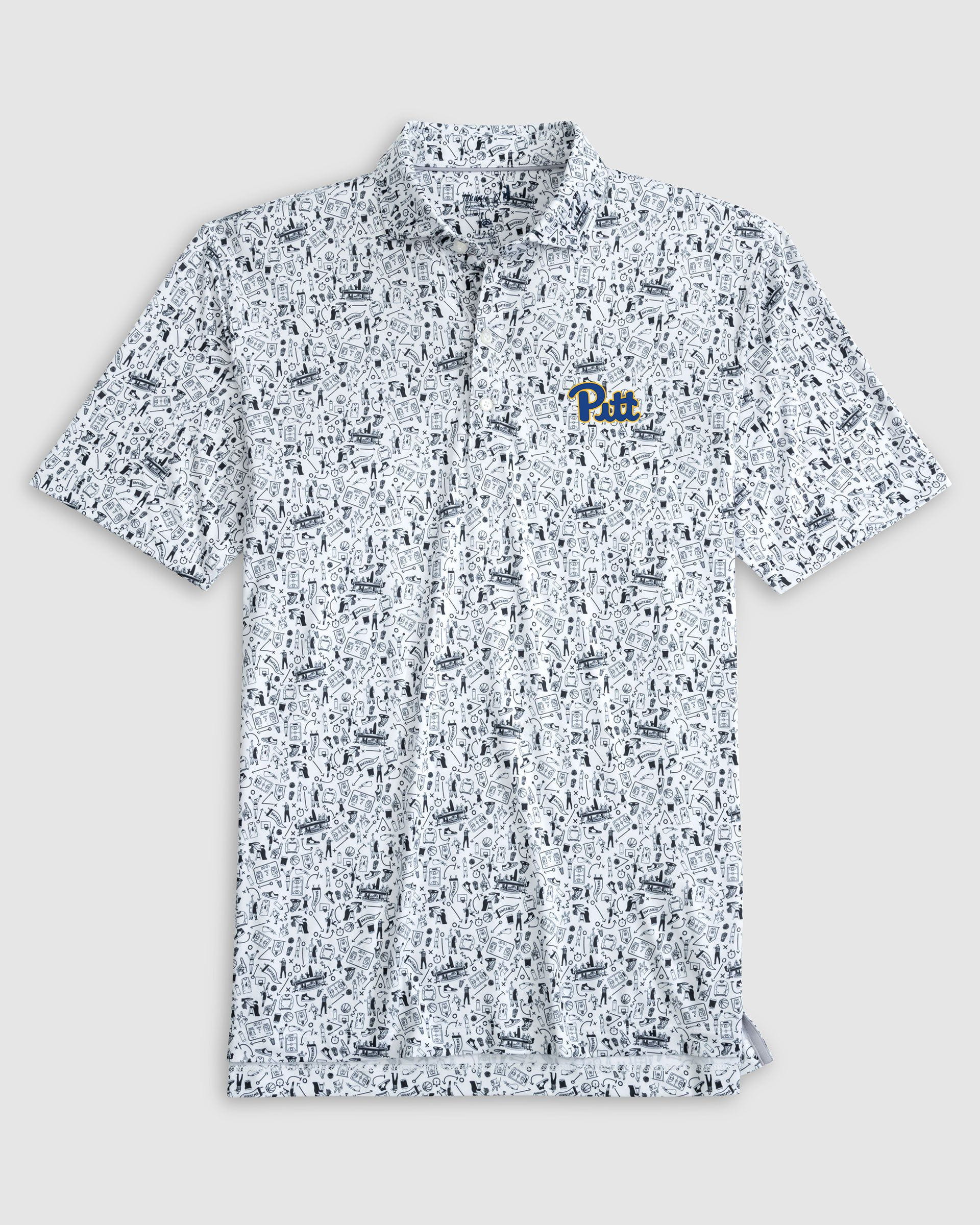 Pittsburgh Hoop There It Is Printed Performance Jersey Polo