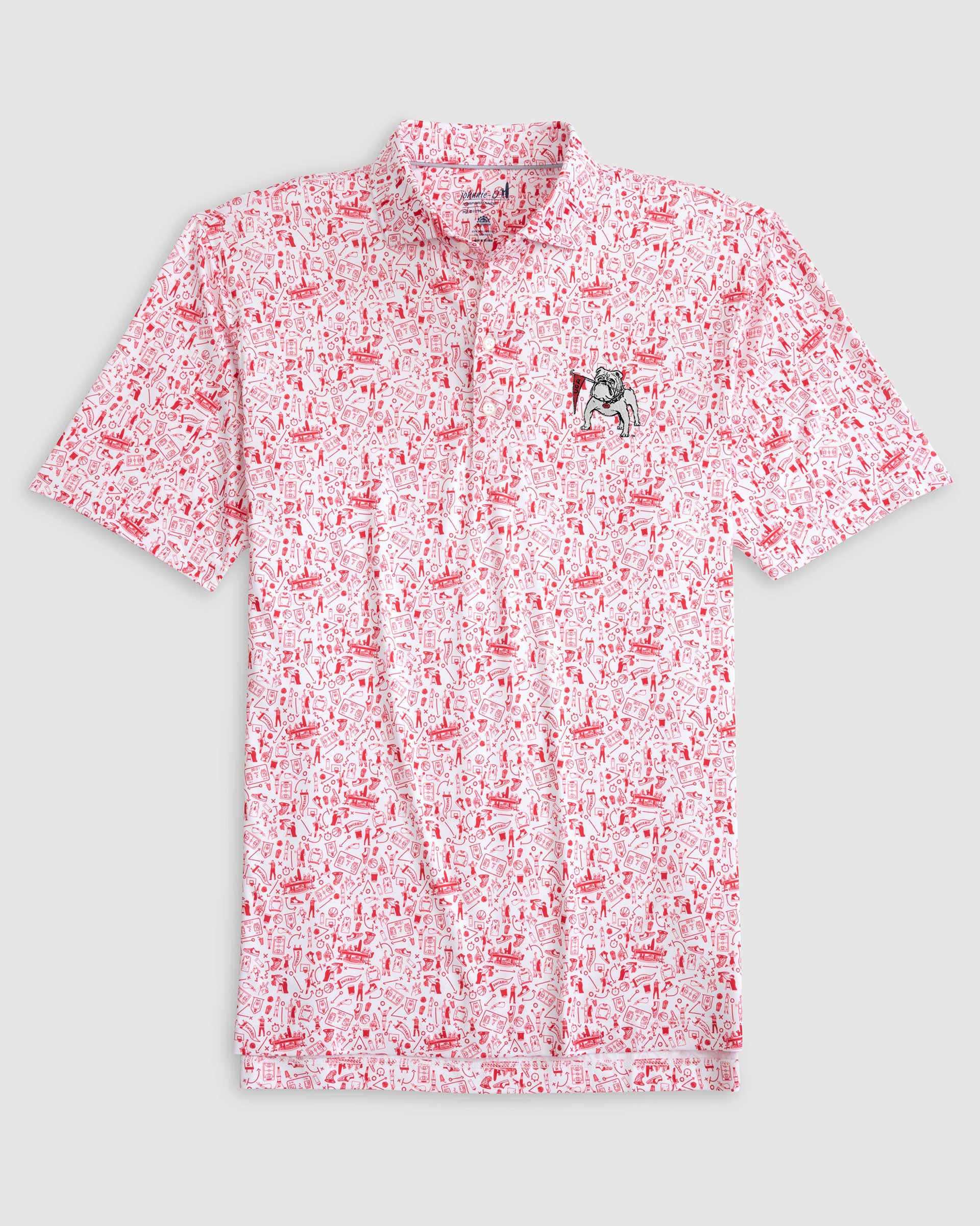 Georgia Hoop There It Is Printed Performance Jersey Polo - Vault Logo - Image 2