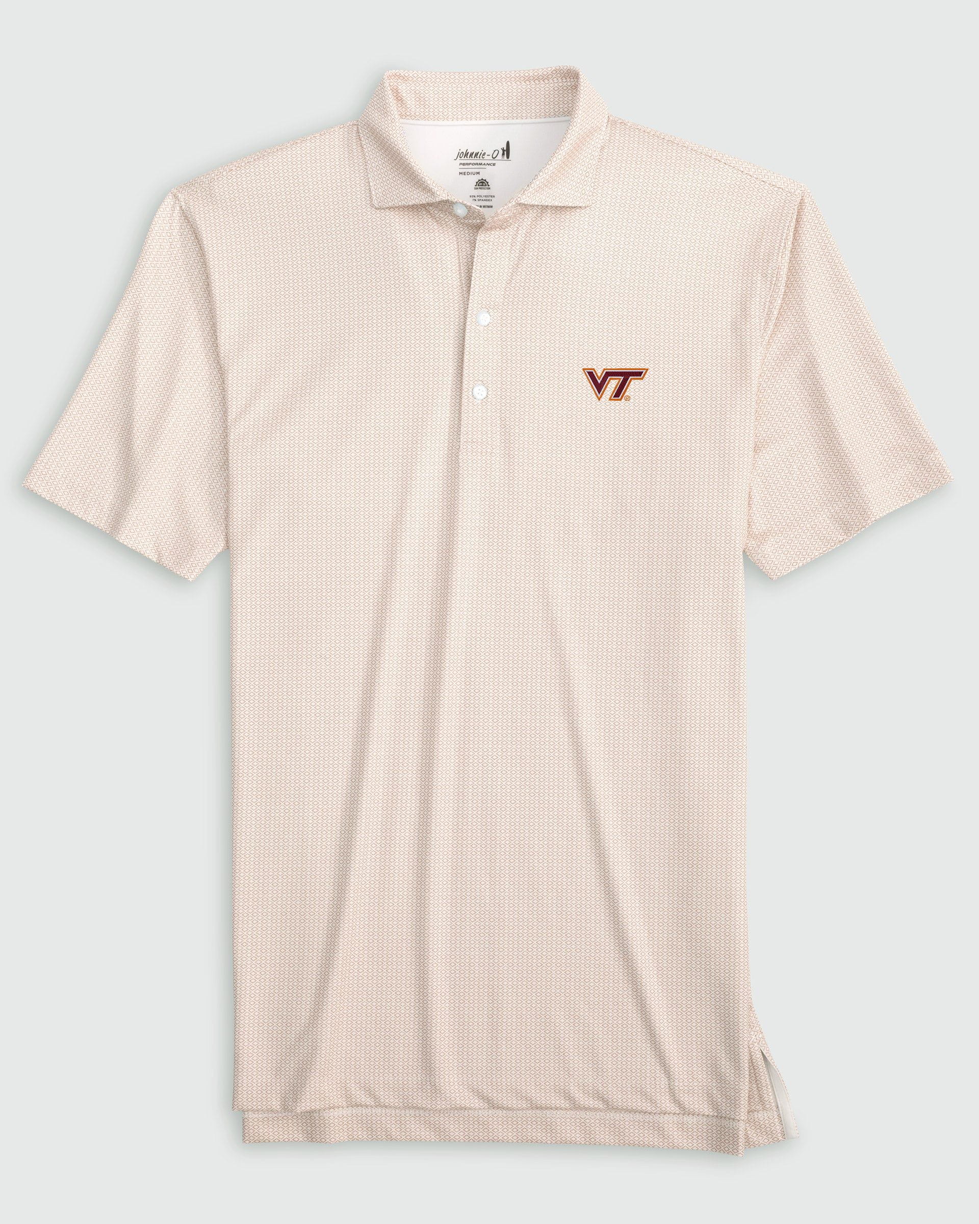 Virginia Tech Slade Performance Jersey Polo - Image 4