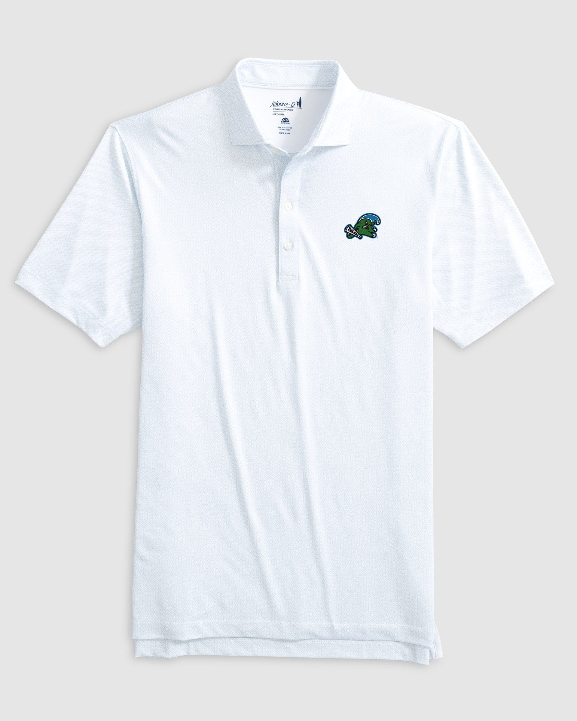 Tulane Slade Performance Jersey Polo - Angry Wave Logo - Image 4