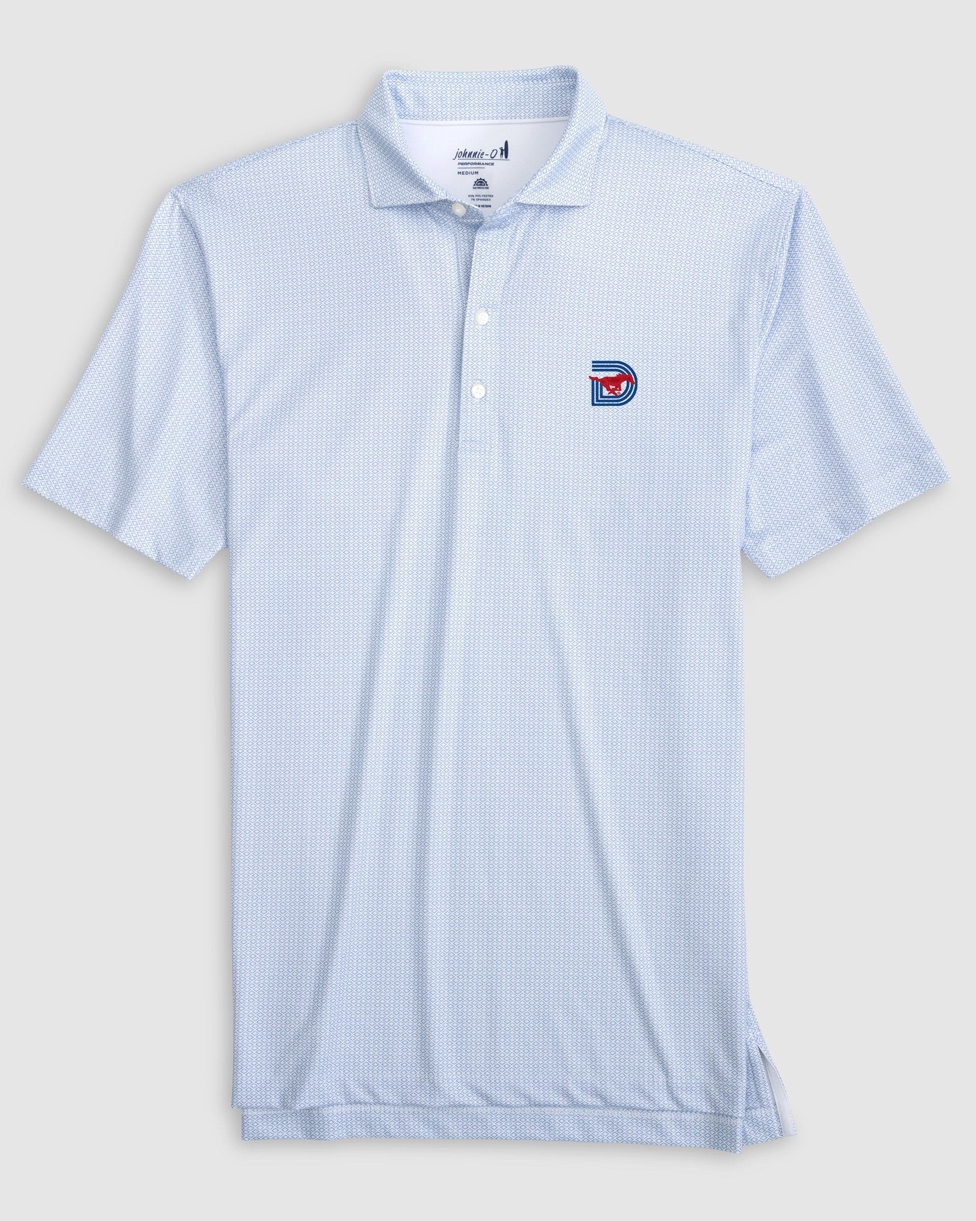 Southern Methodist Slade Performance Jersey Polo - Triple D Logo