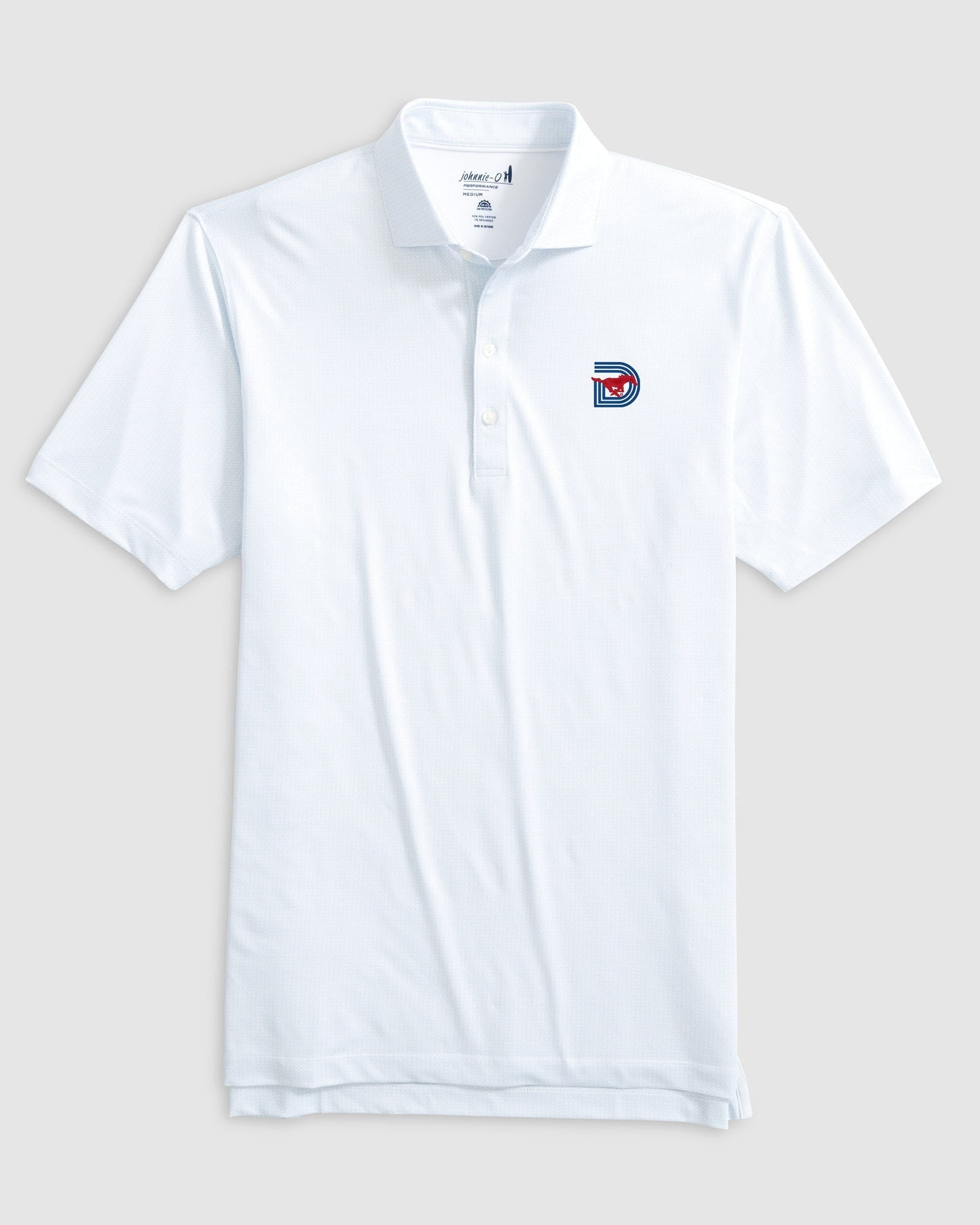 Southern Methodist Slade Performance Jersey Polo - Triple D Logo - Image 14