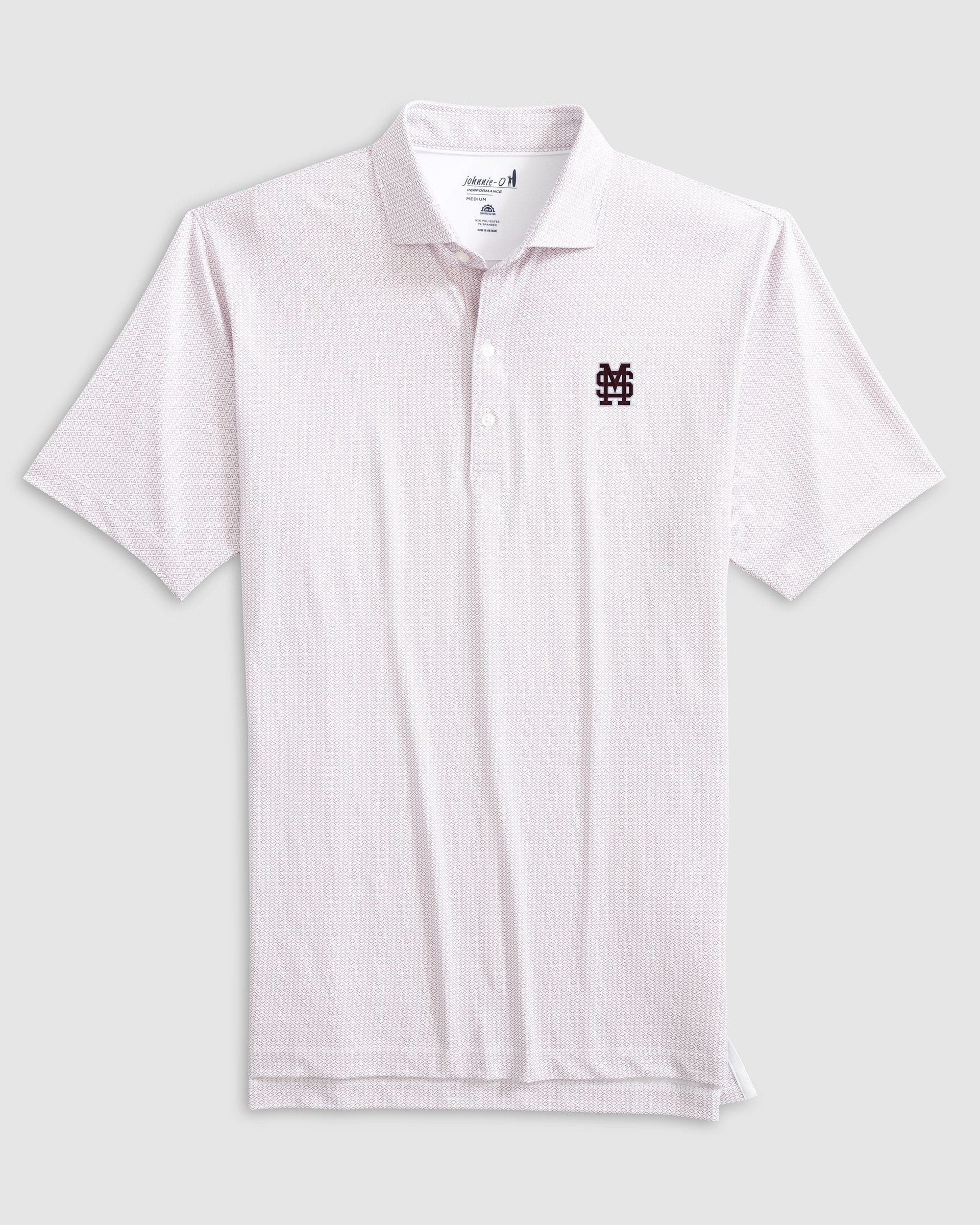 Mississippi State Slade Performance Jersey Polo - Baseball Logo - Image 3