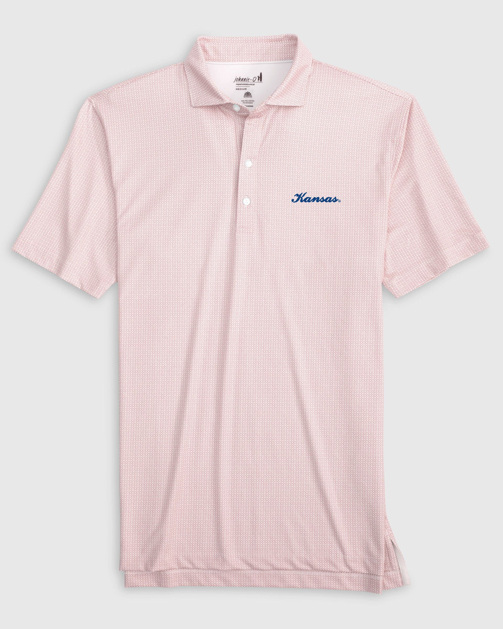 Kansas Slade Performance Jersey Polo - Script Logo - Image 2