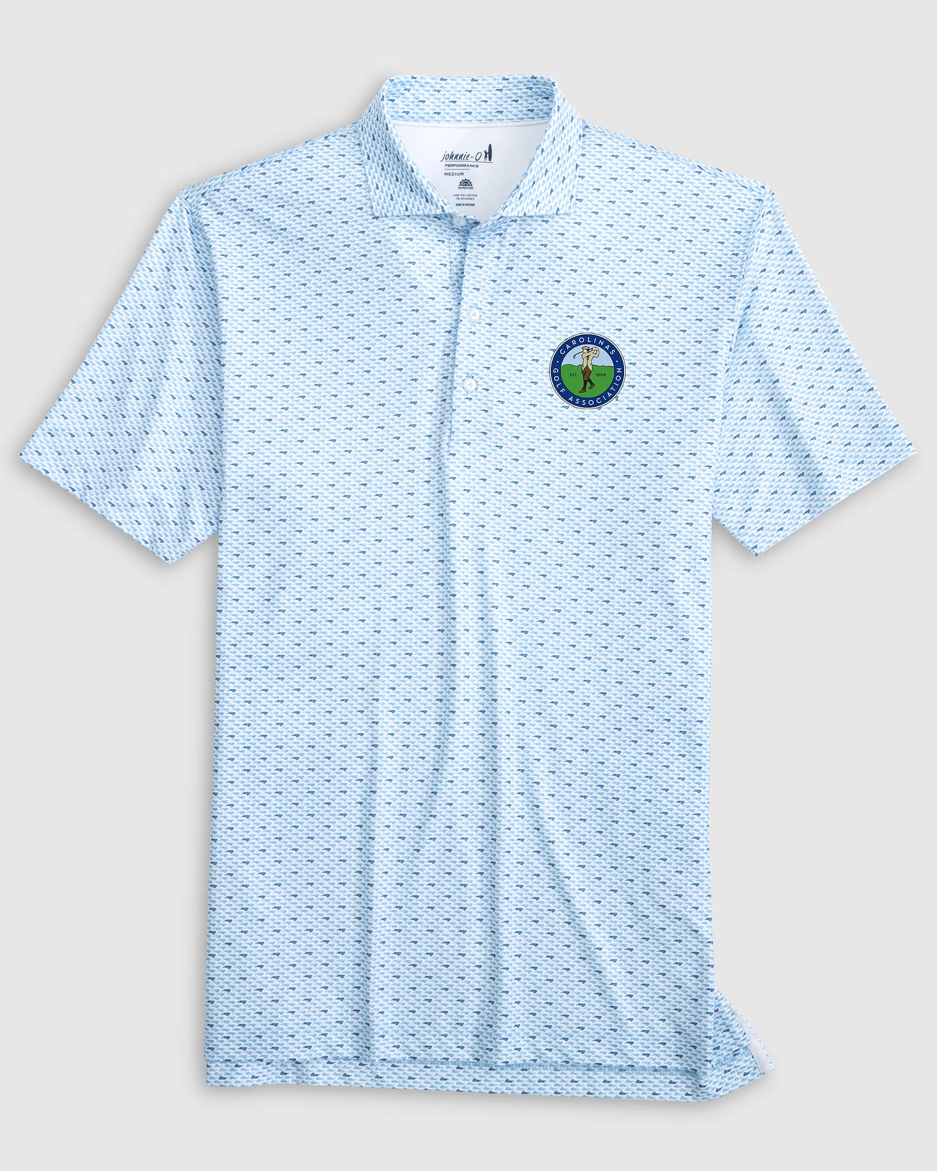 Carolinas Golf Association Performance Jersey Polo - NC Time