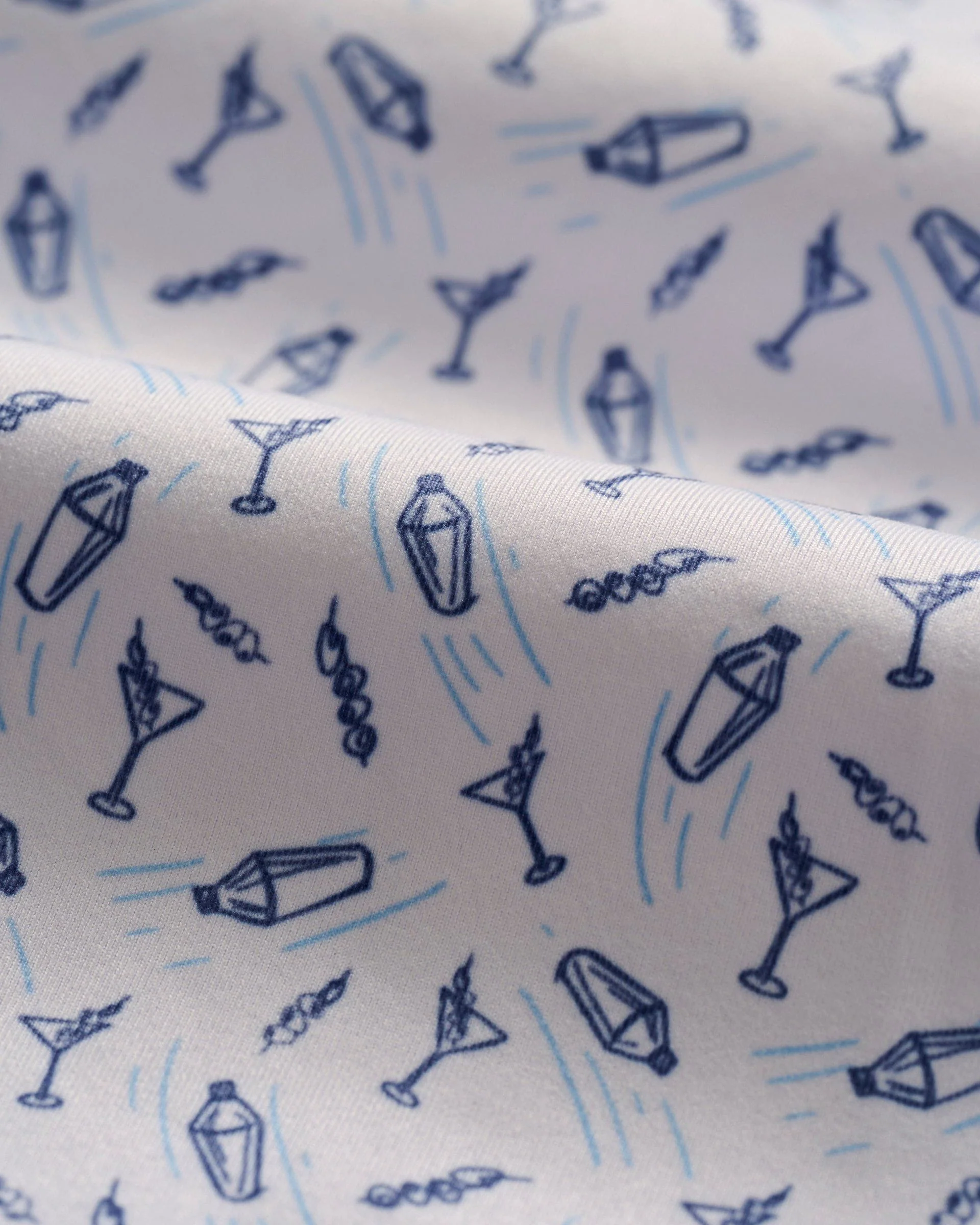 PerryGolf Featherweight Performance Polo - Tini Print - Image 5