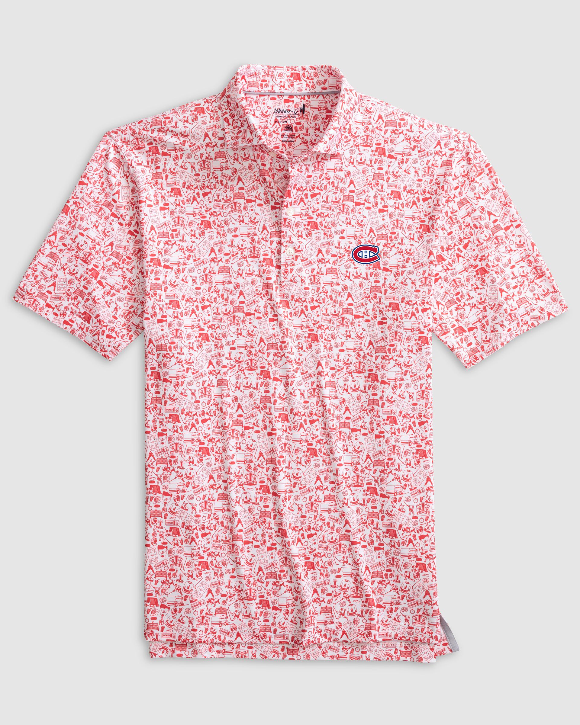 Montreal Canadiens Slap Shot Performance Jersey Polo - Image 2