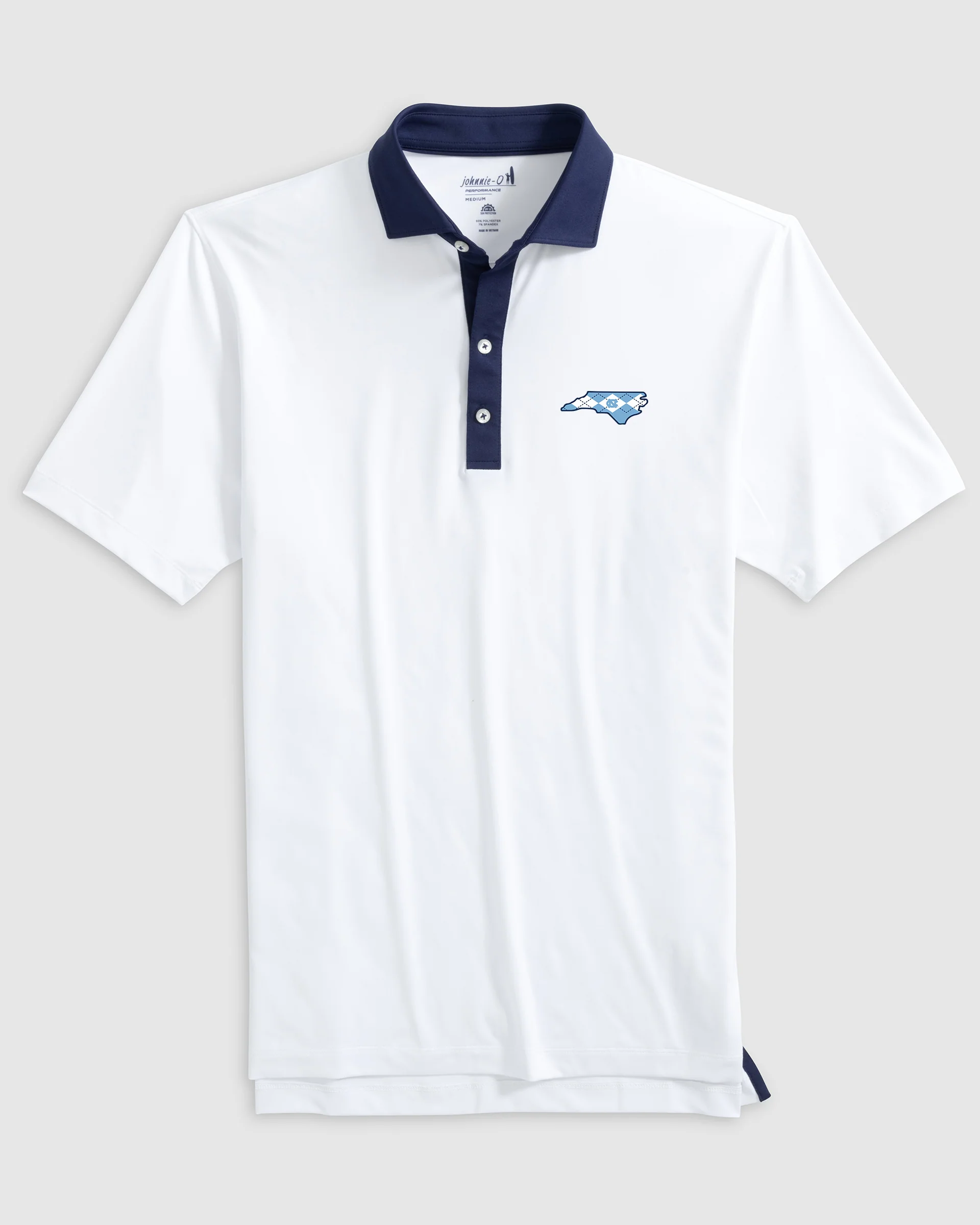 University of North Carolina Ramos Performance Jersey Polo - Argyle Logo