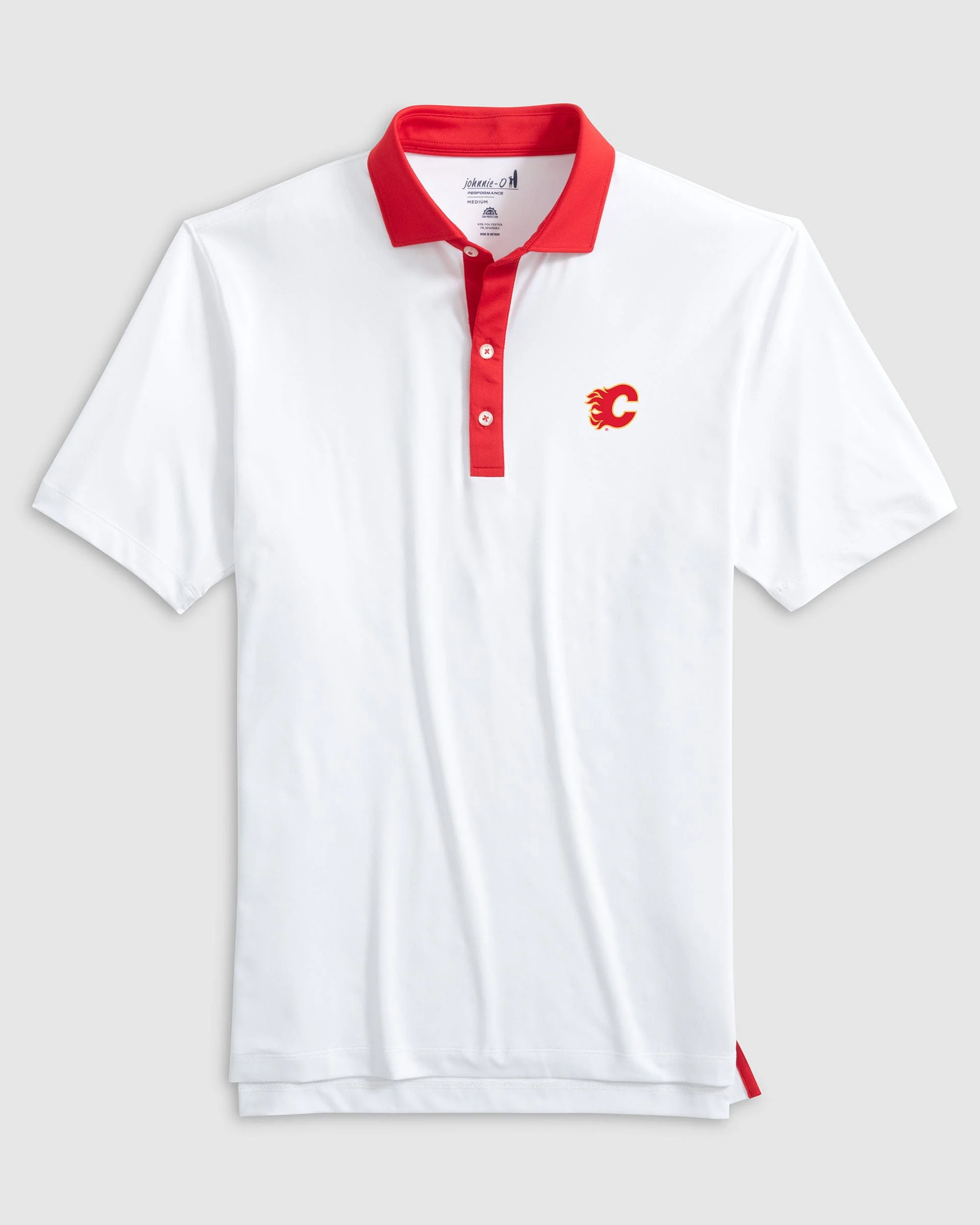 Calgary Flames Ramos Performance Jersey Polo - Image 2