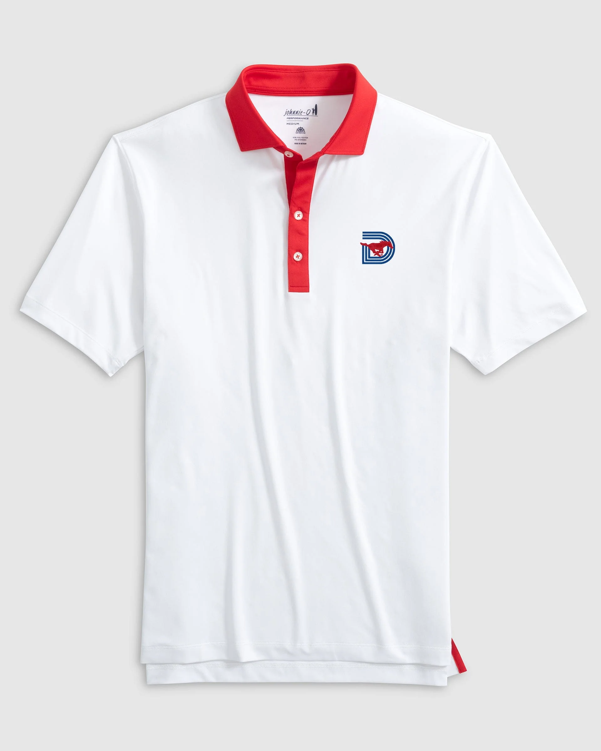 Southern Methodist Ramos Performance Jersey Polo - Triple D Logo - Image 2
