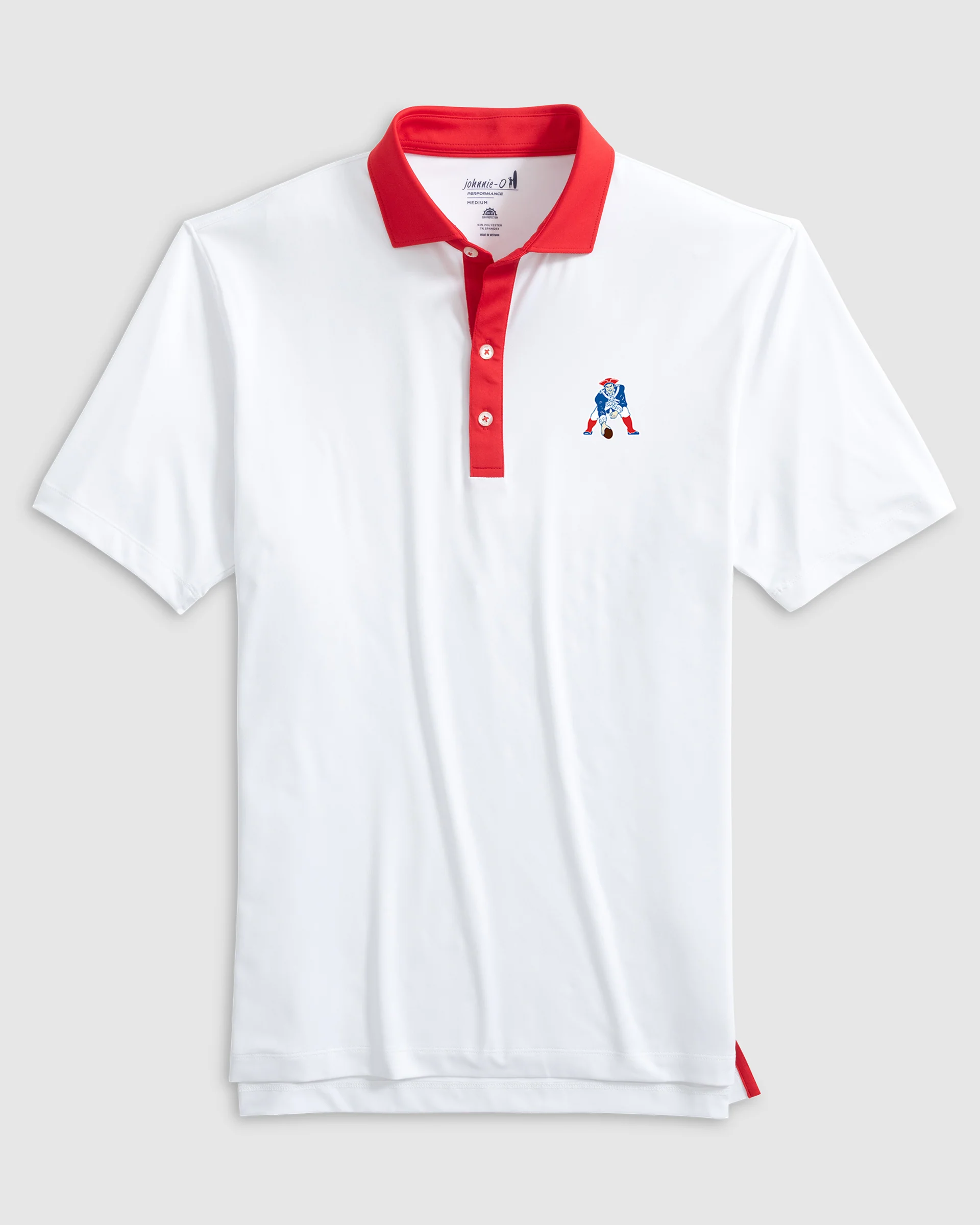 New England Patriots Ramos Performance Jersey Polo - Classic Logo - Image 3