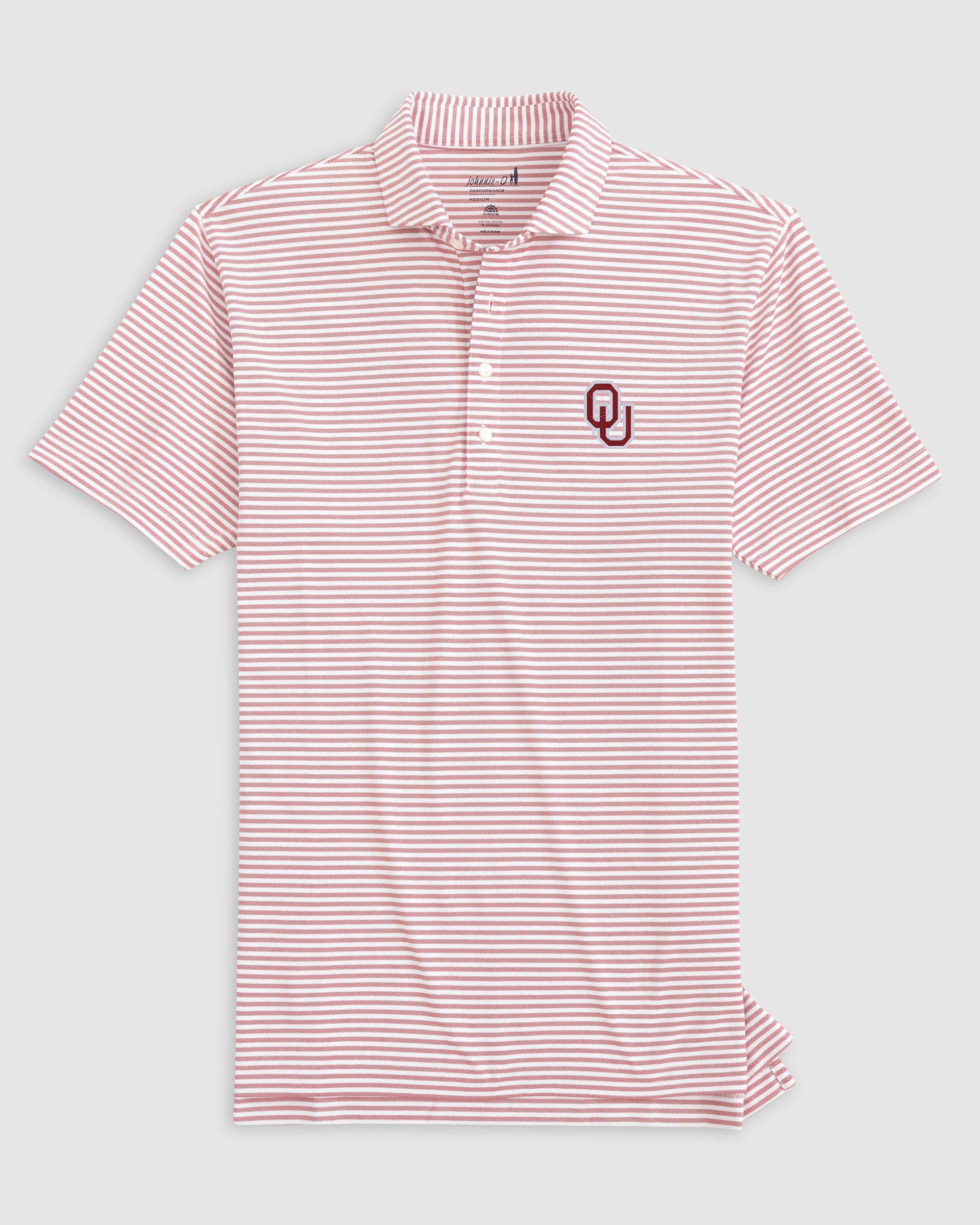 Oklahoma Stetsons Striped Performance Mesh Polo - Image 2