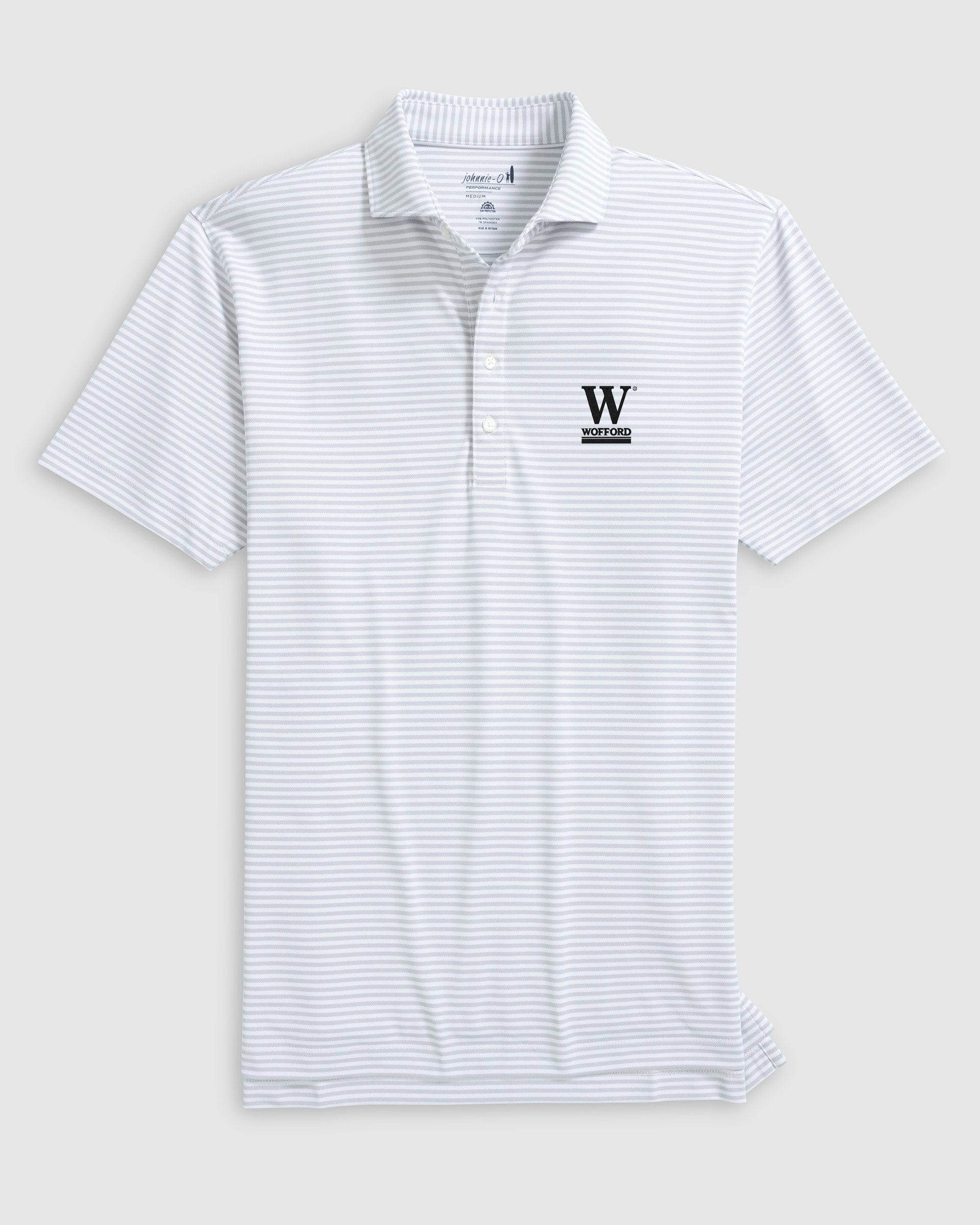 Wofford Stetsons Striped Performance Mesh Polo - Image 2