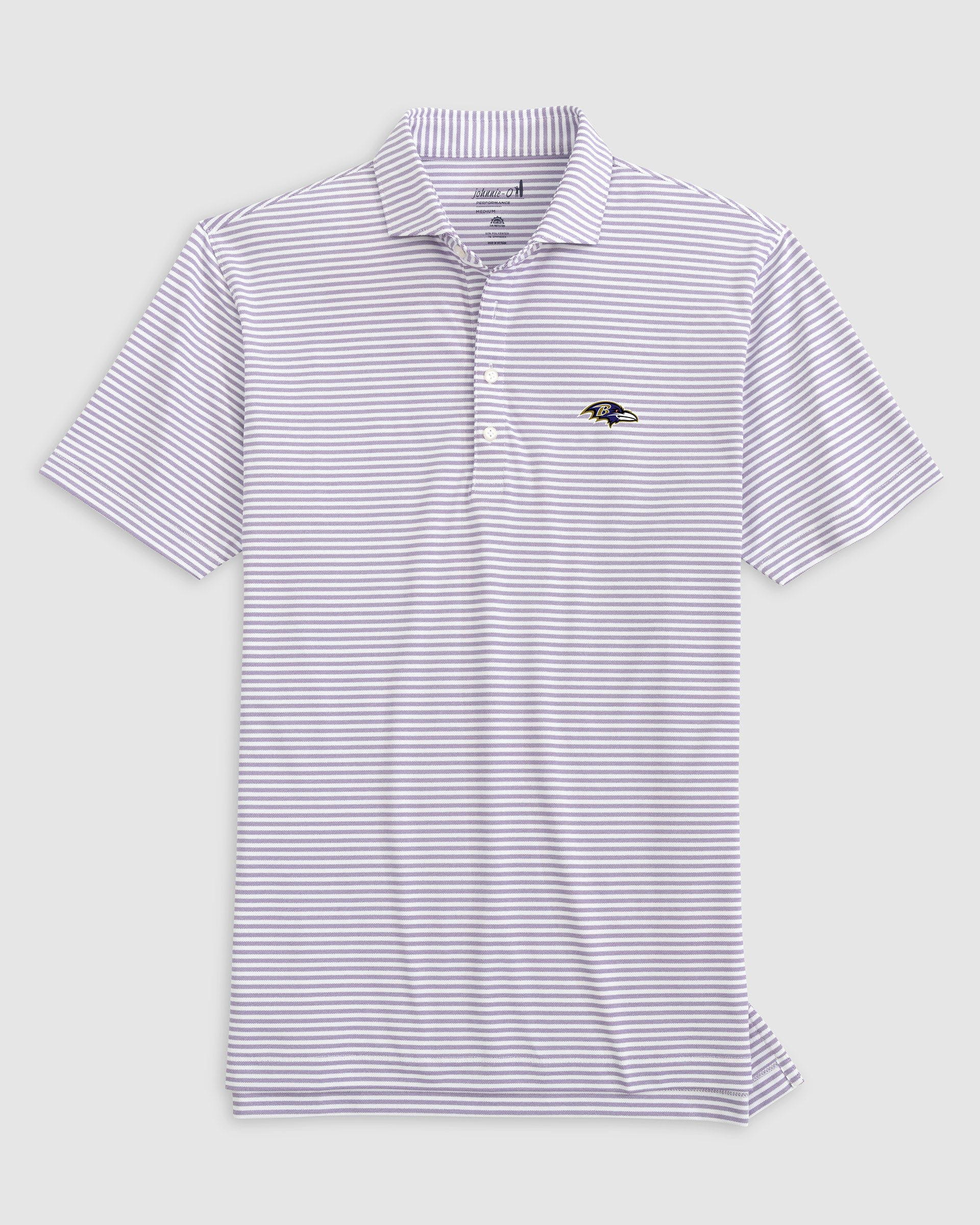 Baltimore Ravens Stetsons Performance Mesh Polo - Image 2