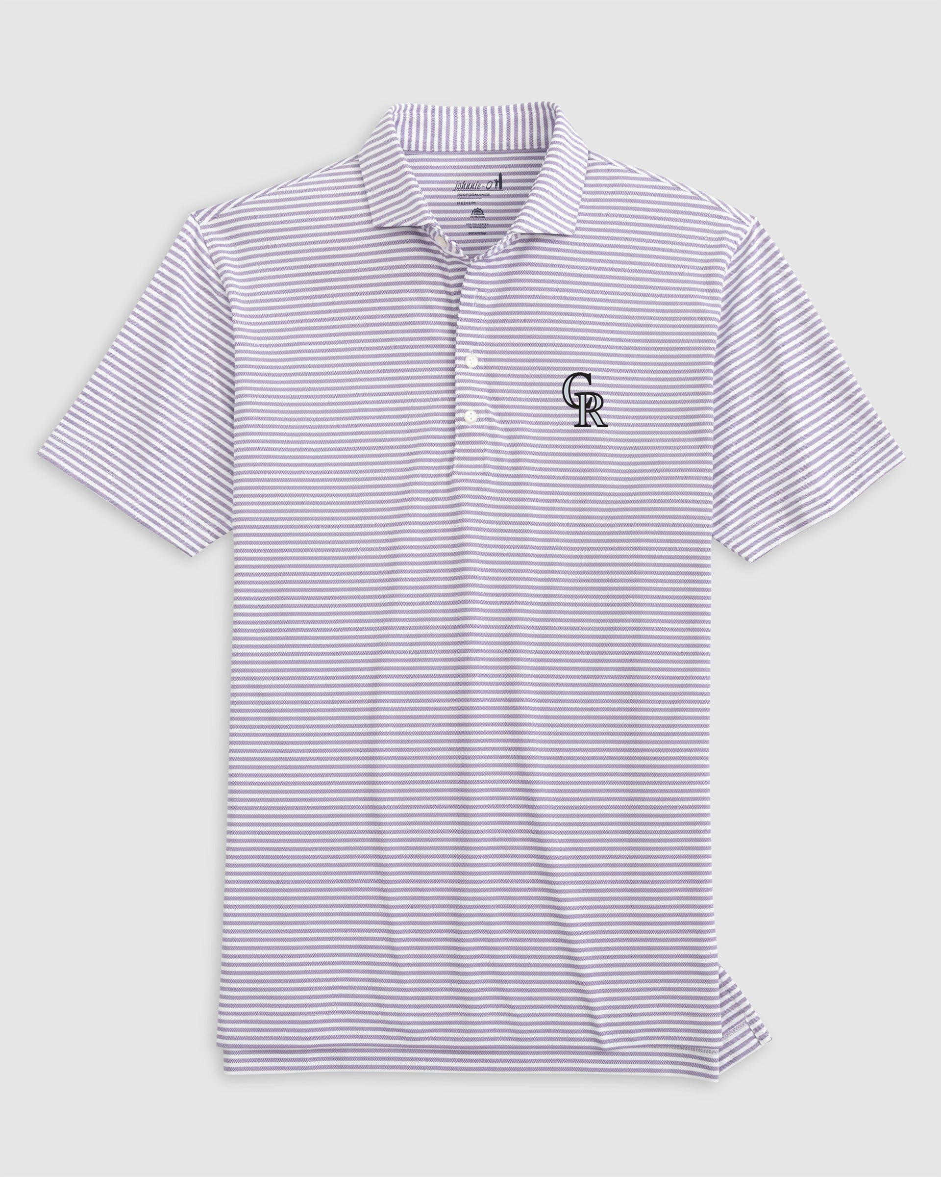 Colorado Rockies Stetsons Performance Mesh Polo - Image 2