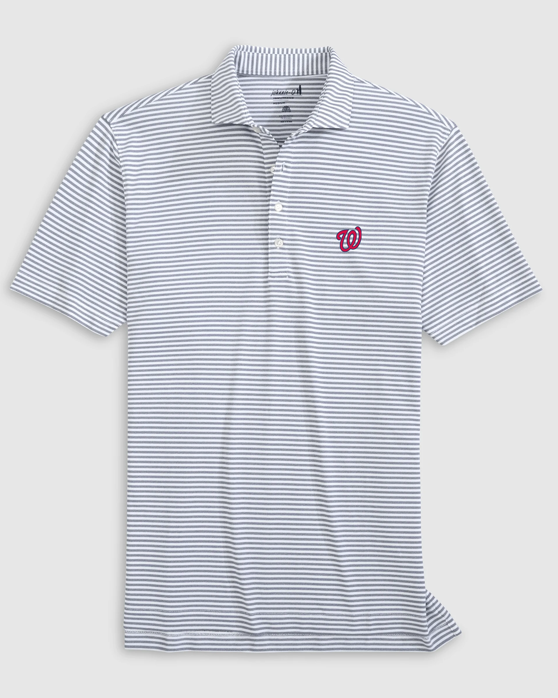 Washington Nationals Stetsons Performance Mesh Polo