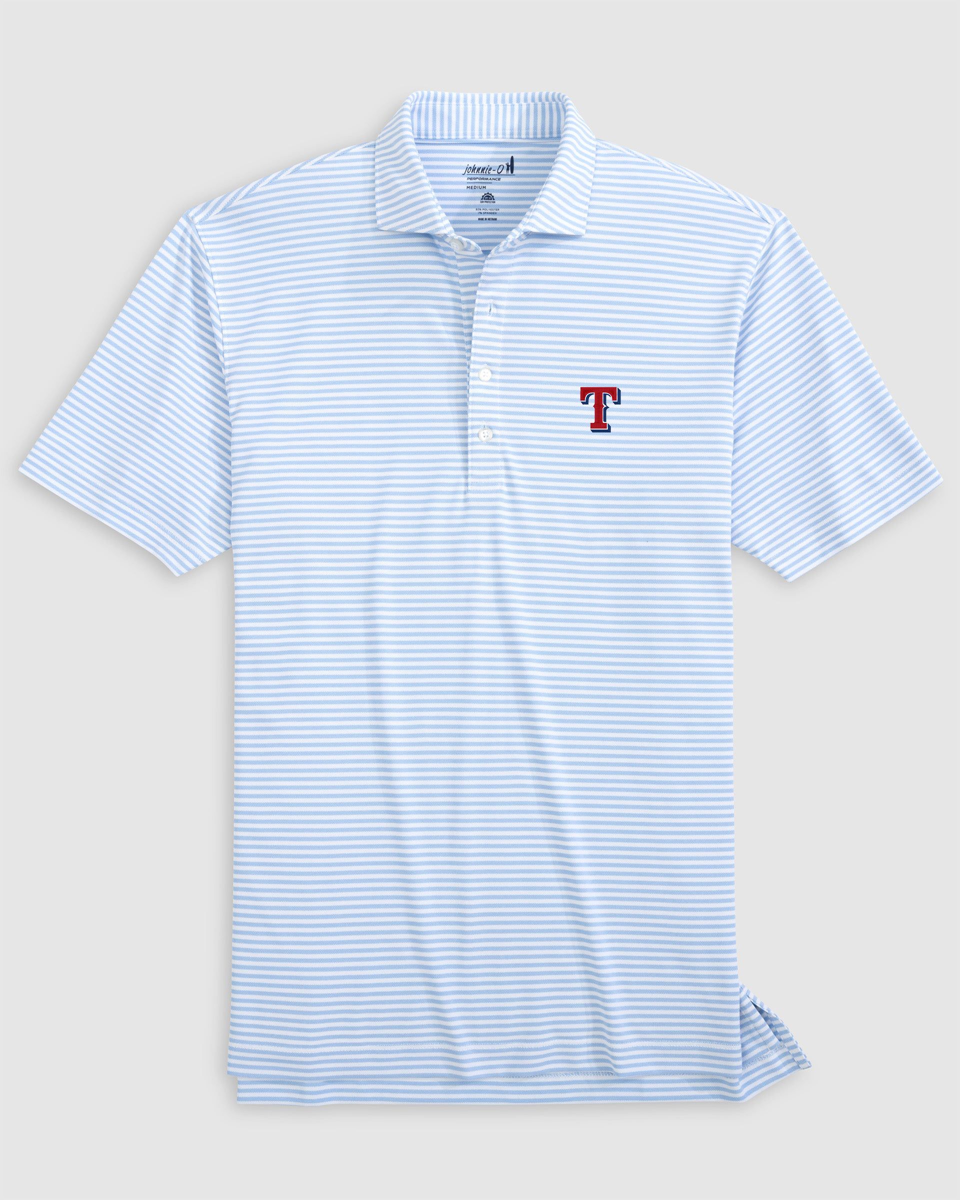 Texas Rangers Stetsons Performance Mesh Polo