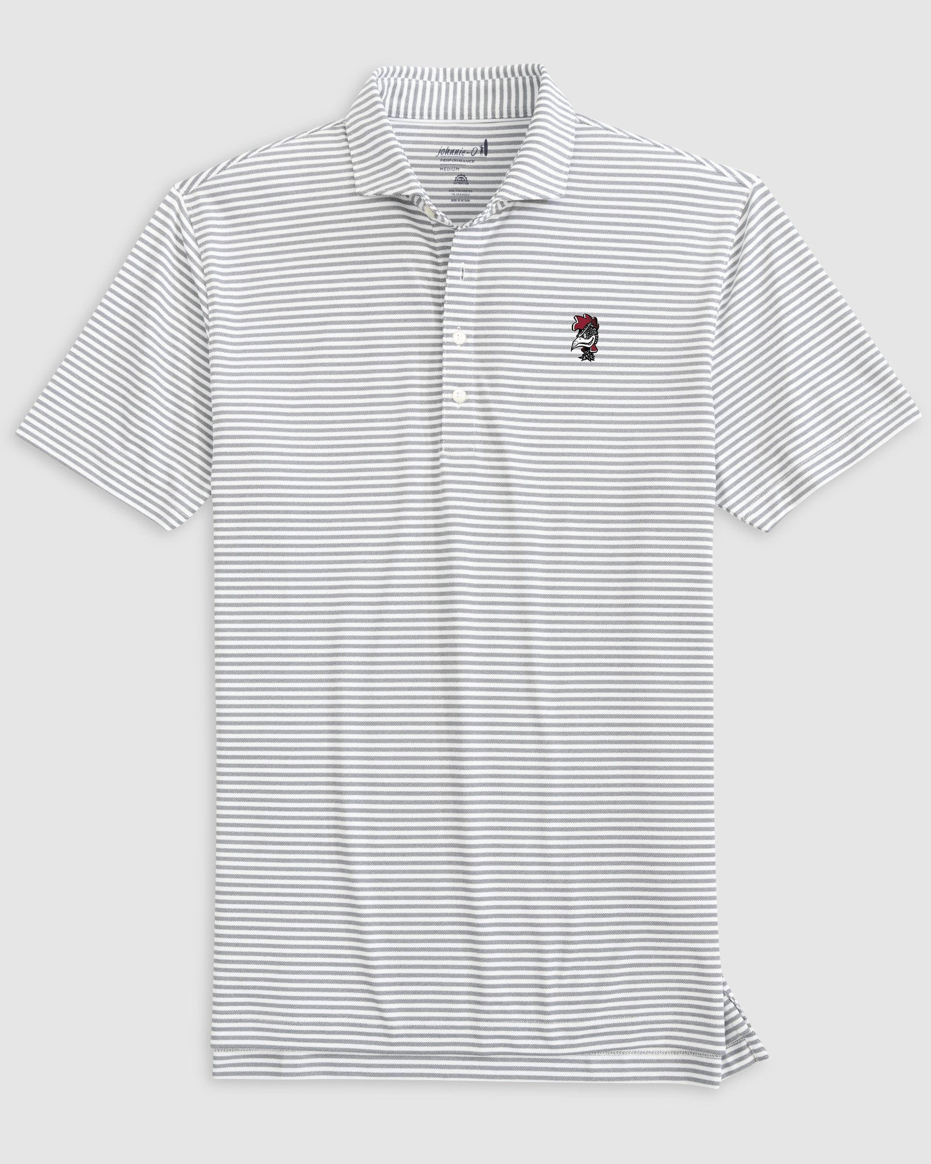 South Carolina Stetsons Striped Performance Mesh Polo - Vault Logo