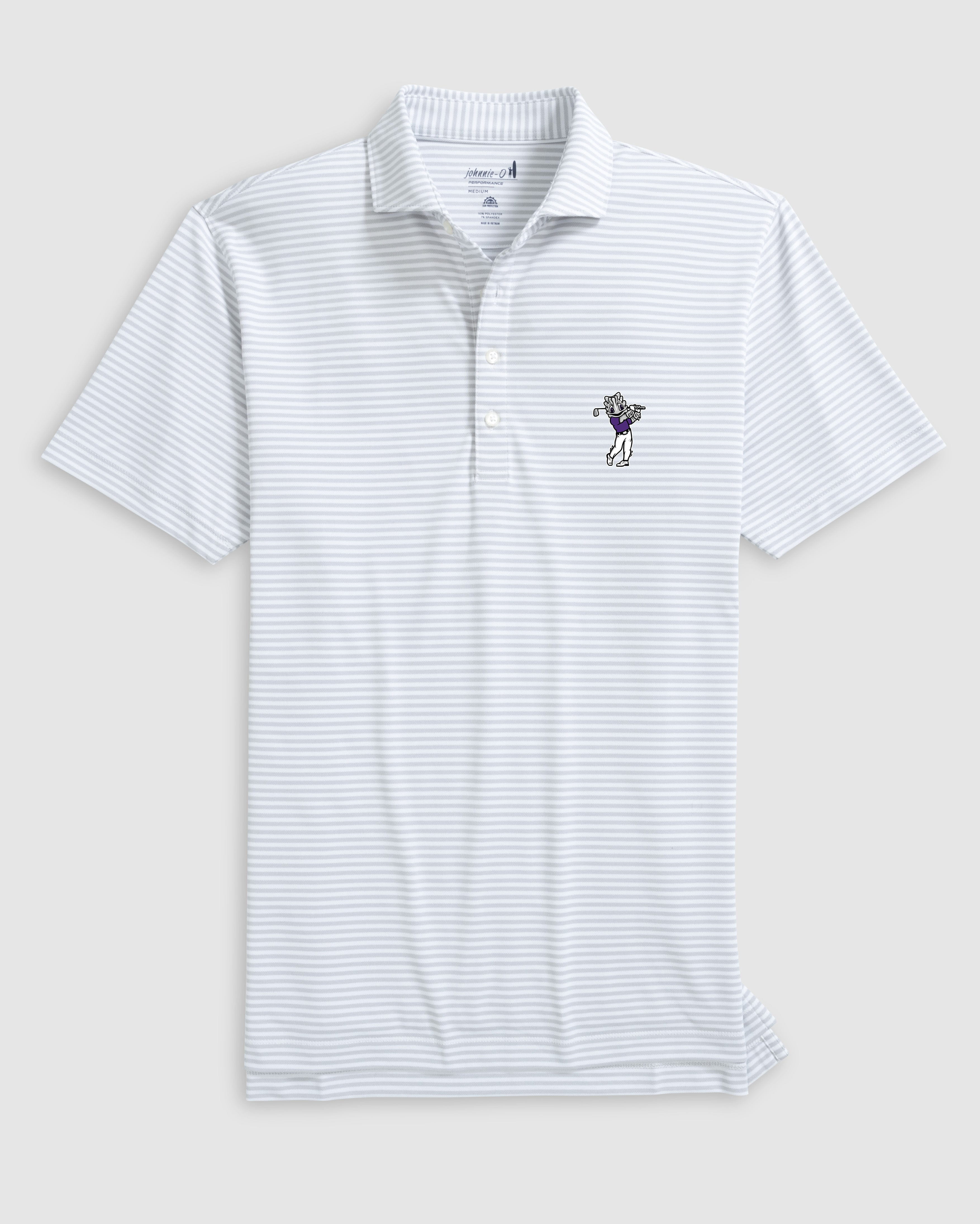 Texas Christian Stetsons Performance Mesh Polo - Golf Logo