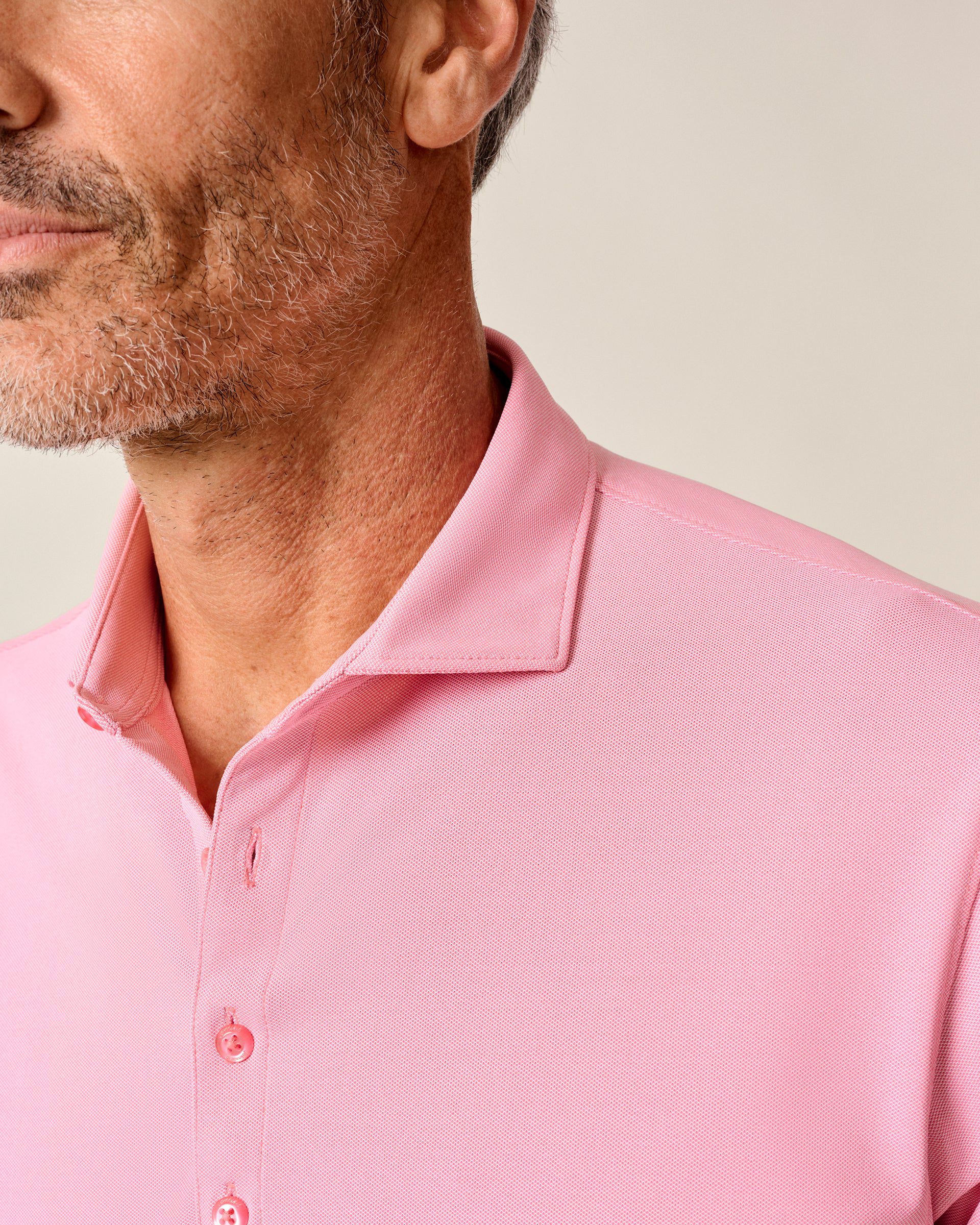 Performance Mesh Polo - Clegg Solid - Image 2