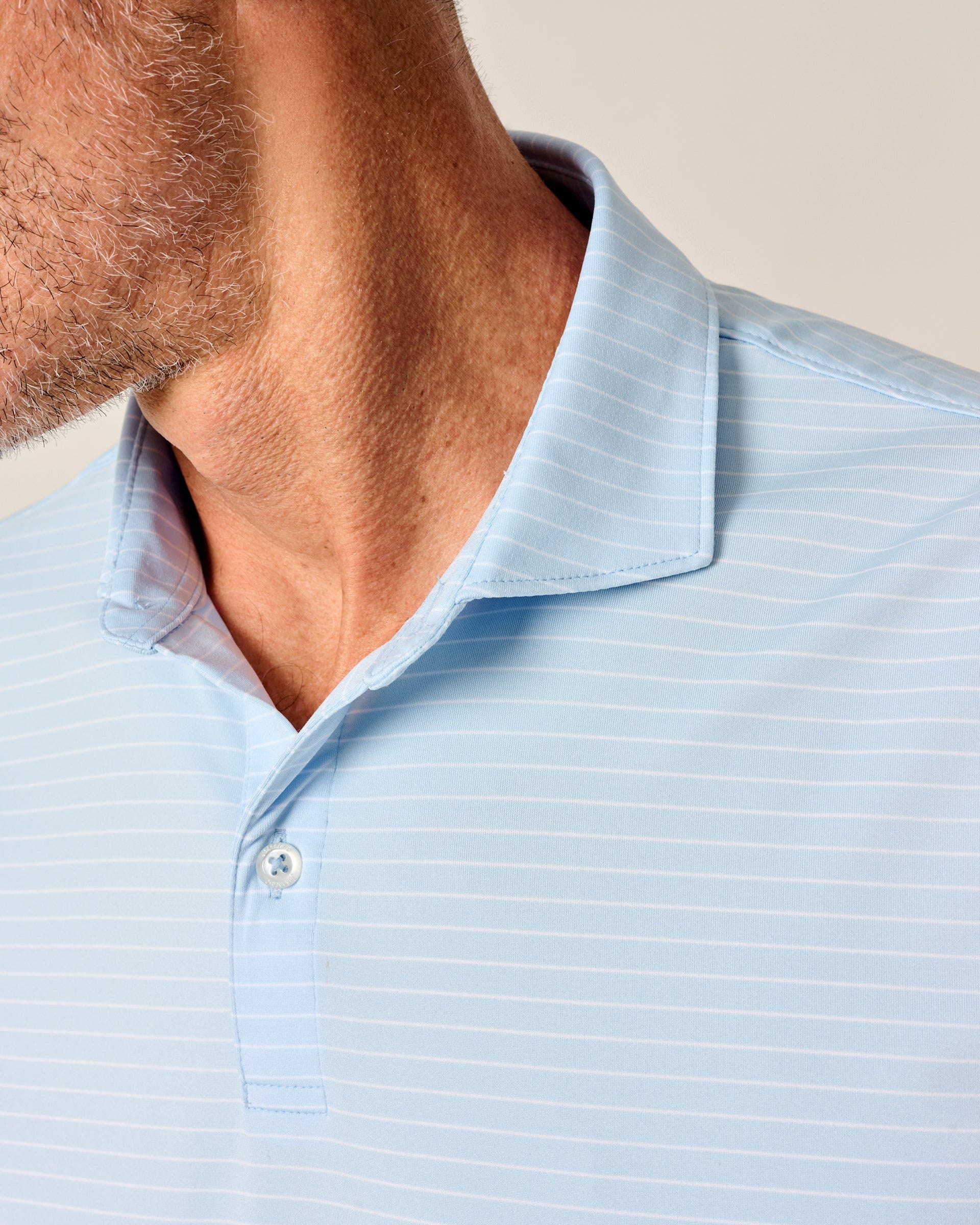Performance Jersey Polo - Beau Stripe - Image 3
