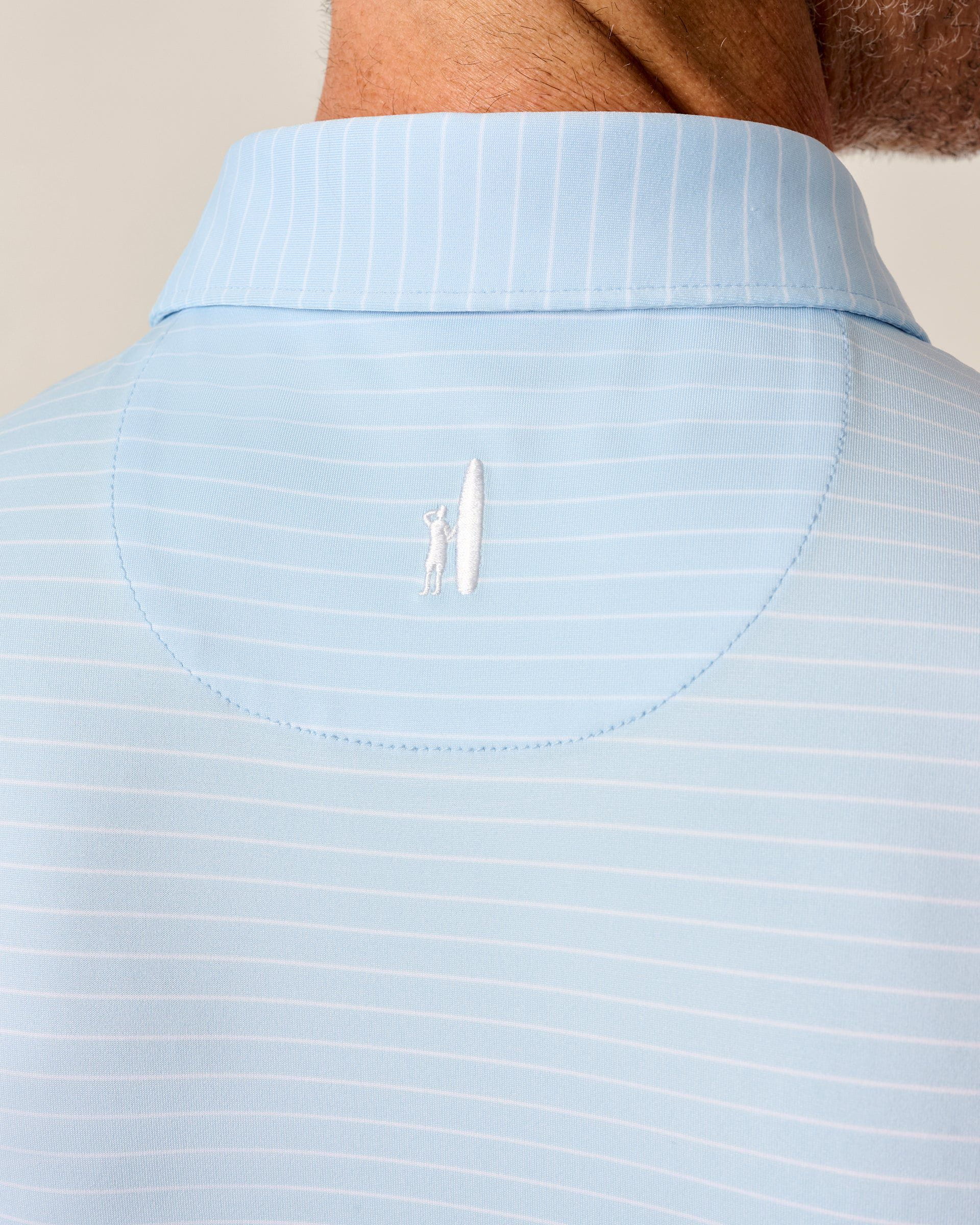 Performance Jersey Polo - Beau Stripe - Image 4