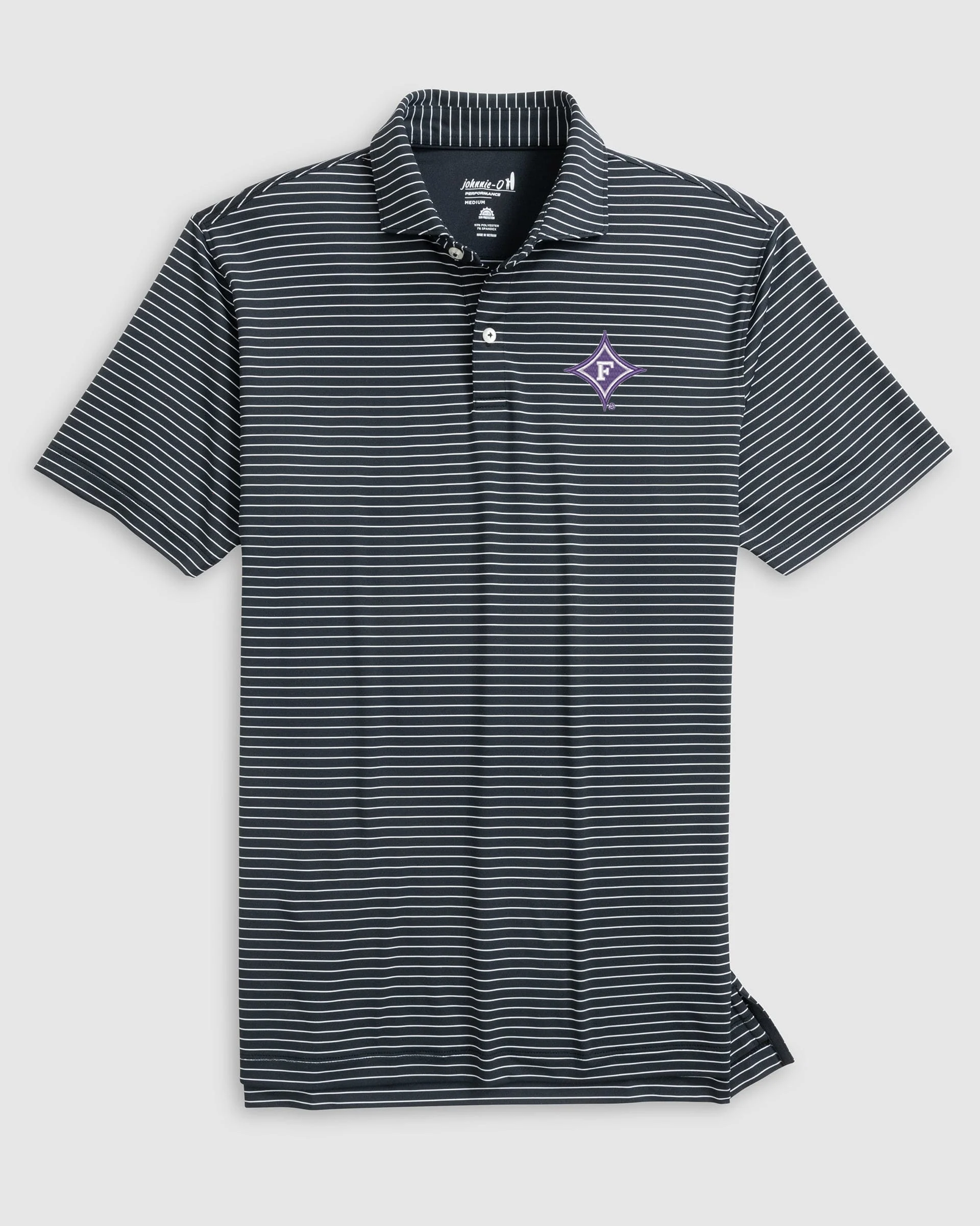 Furman Beau Striped Performance Jersey Polo