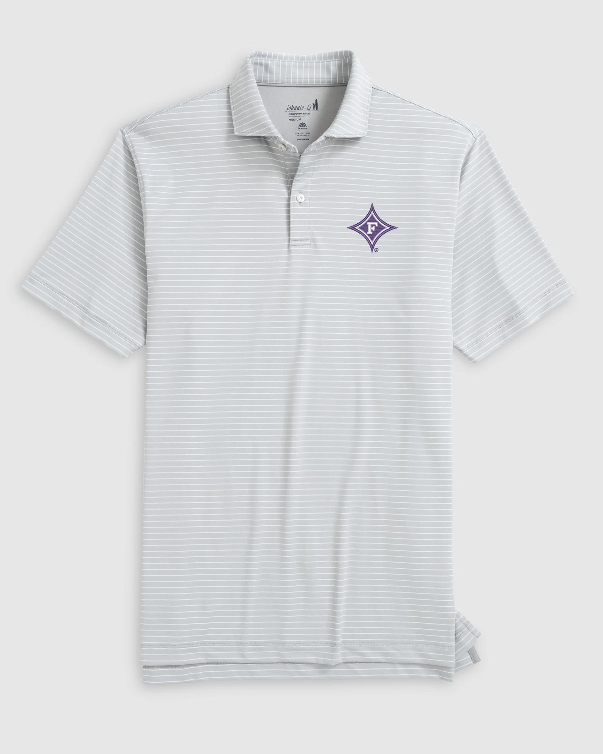 Furman Beau Striped Performance Jersey Polo - Image 3