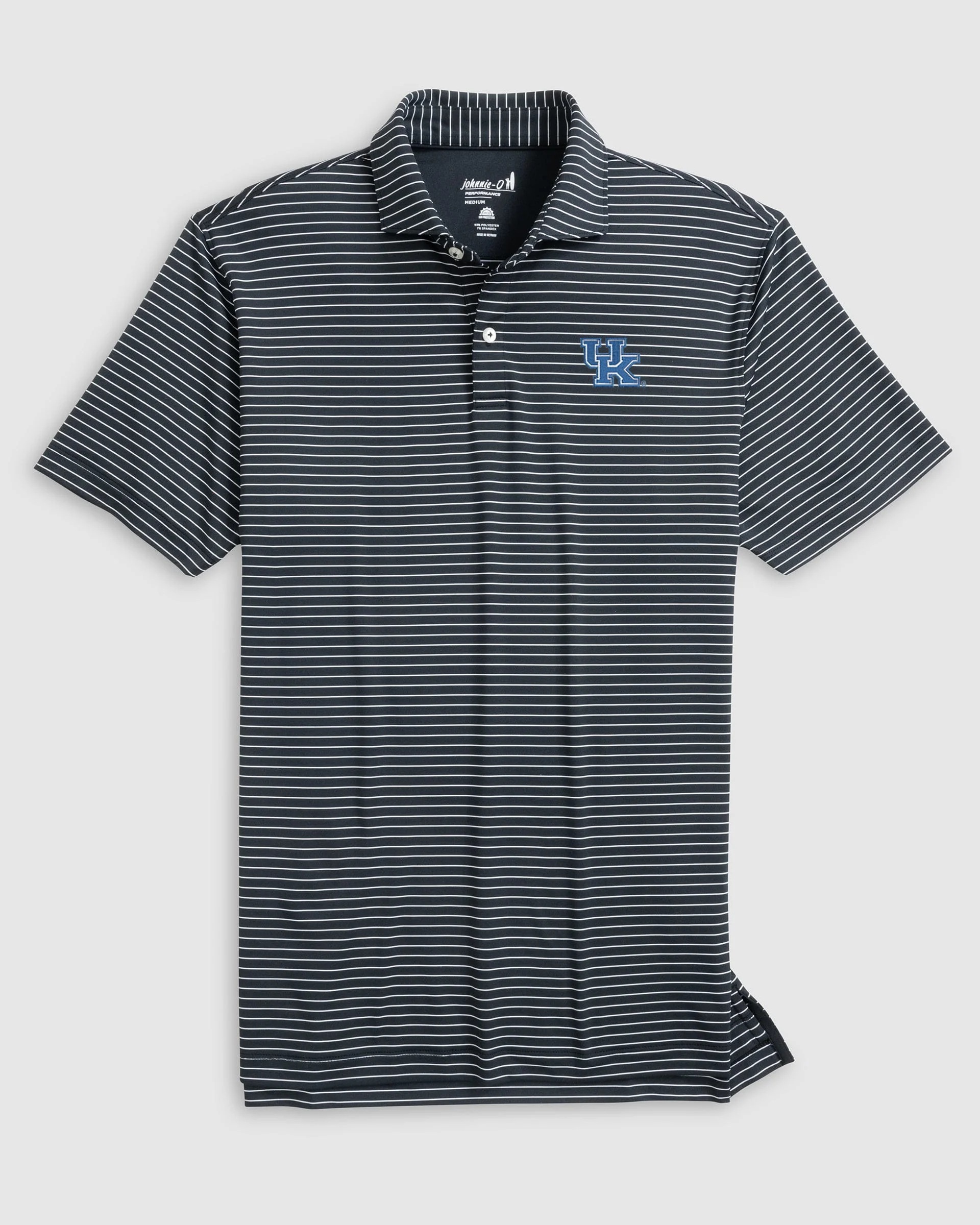 Kentucky Beau Striped Performance Jersey Polo