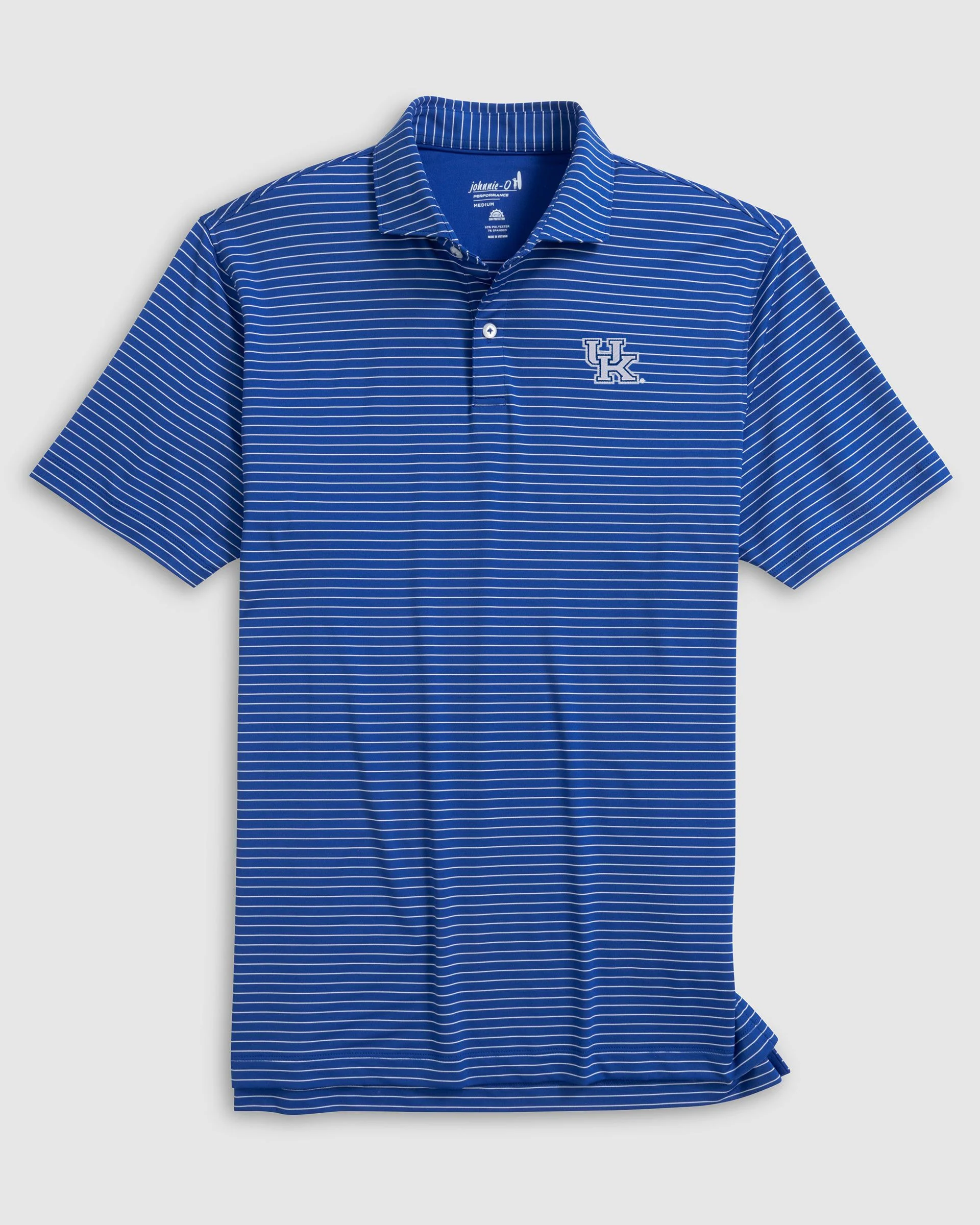 Kentucky Beau Striped Performance Jersey Polo - Image 2