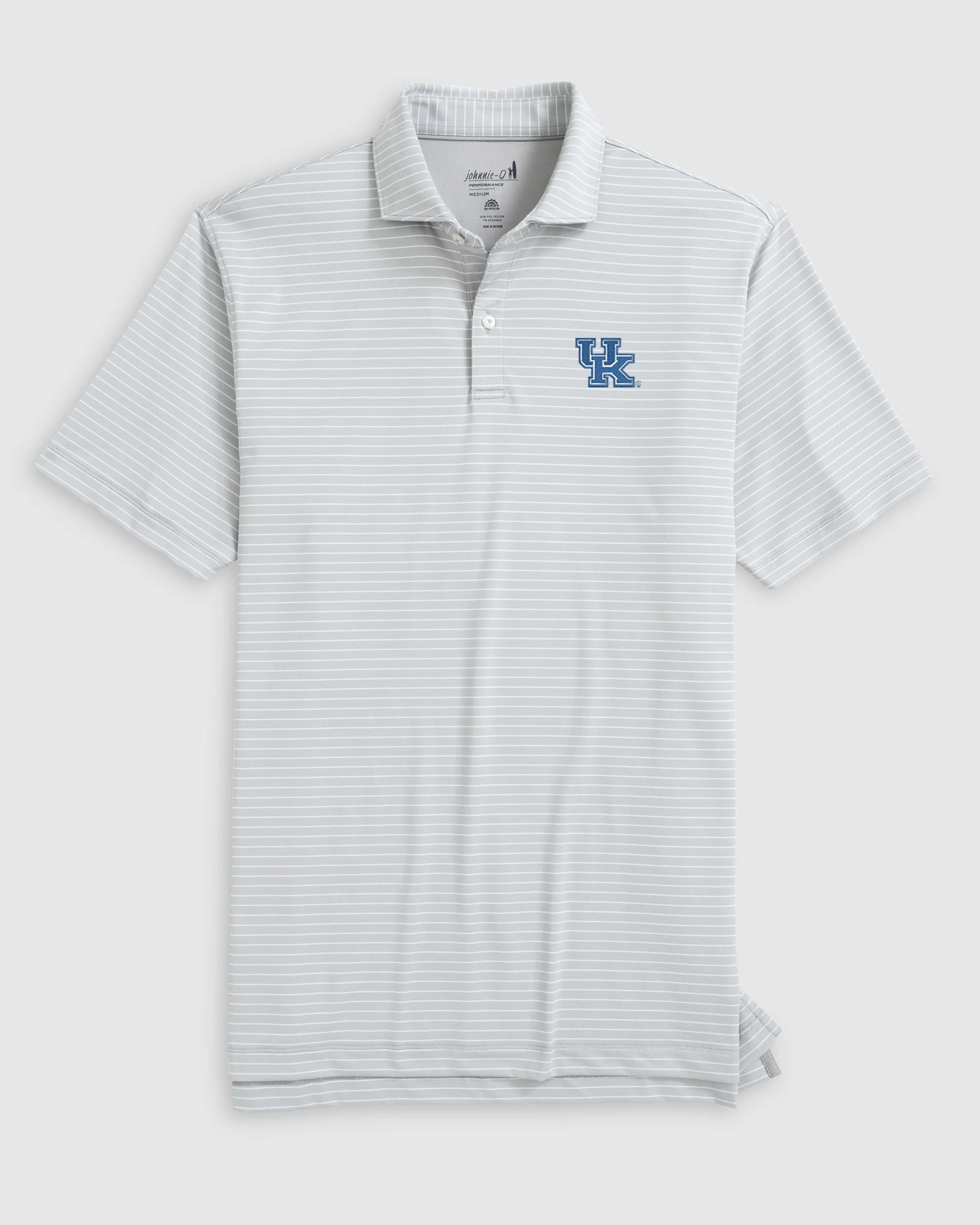 Kentucky Beau Striped Performance Jersey Polo - Image 3