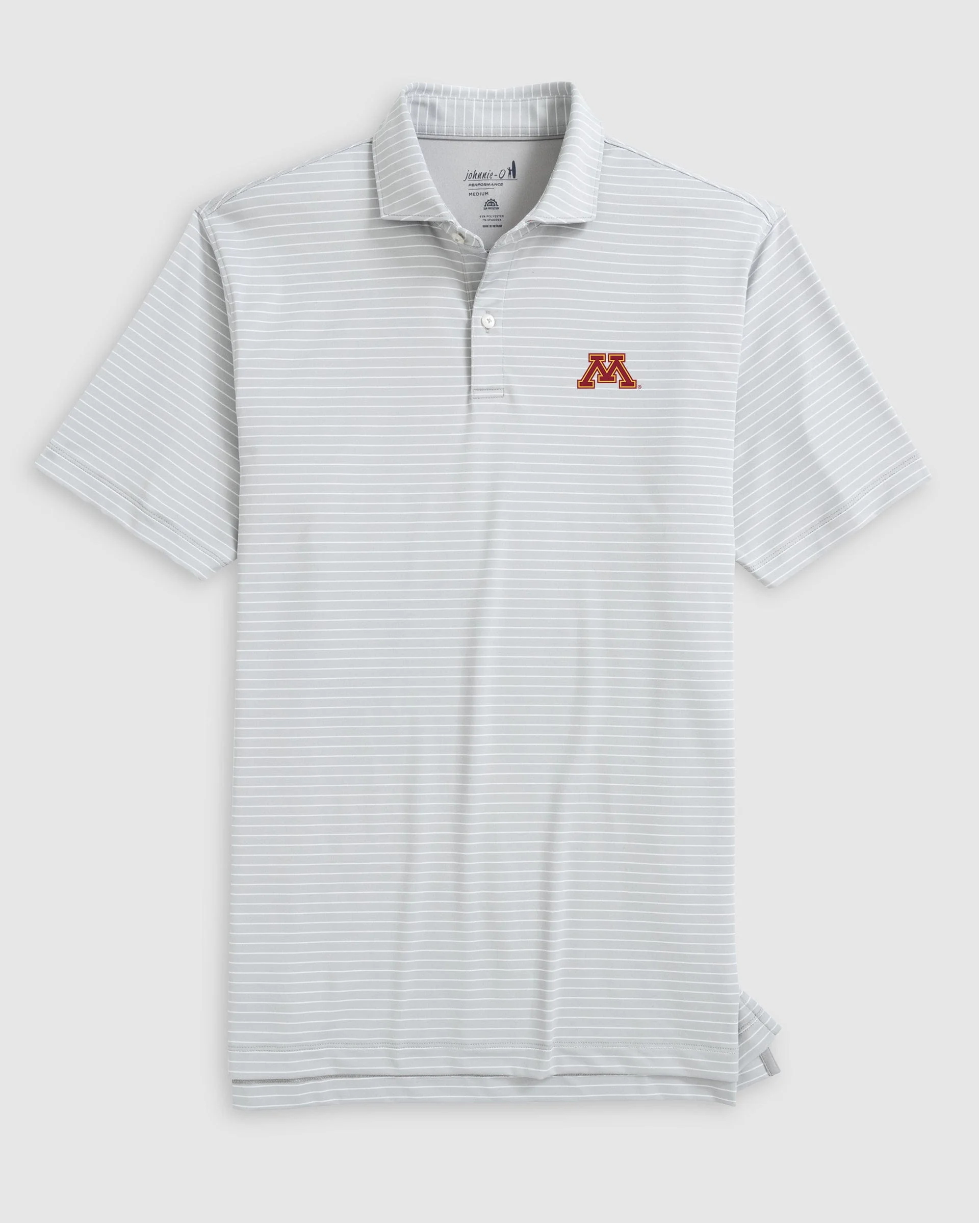 Minnesota Beau Striped Performance Jersey Polo - Image 3