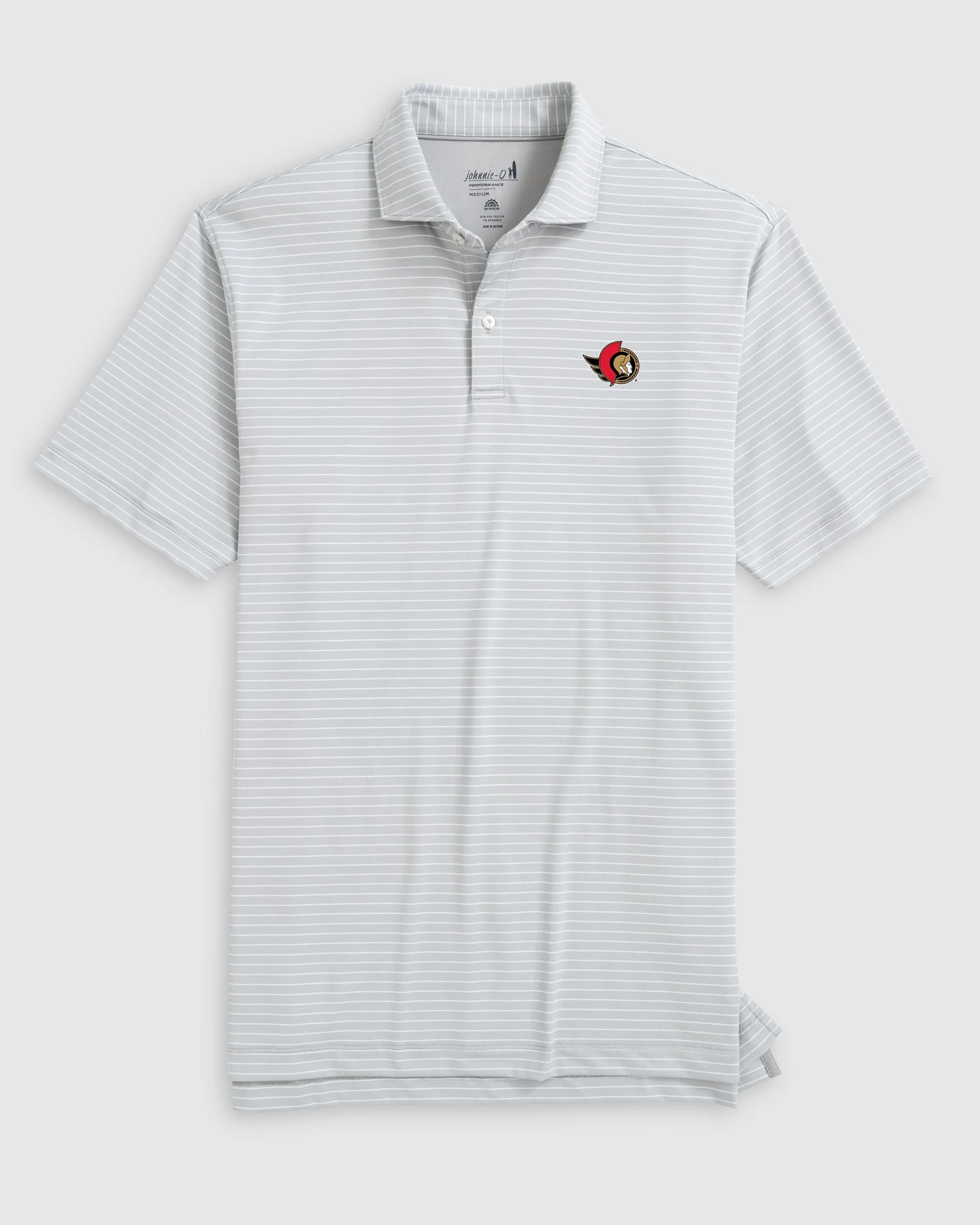 Ottawa Senators Beau Striped Performance Jersey Polo - Image 3