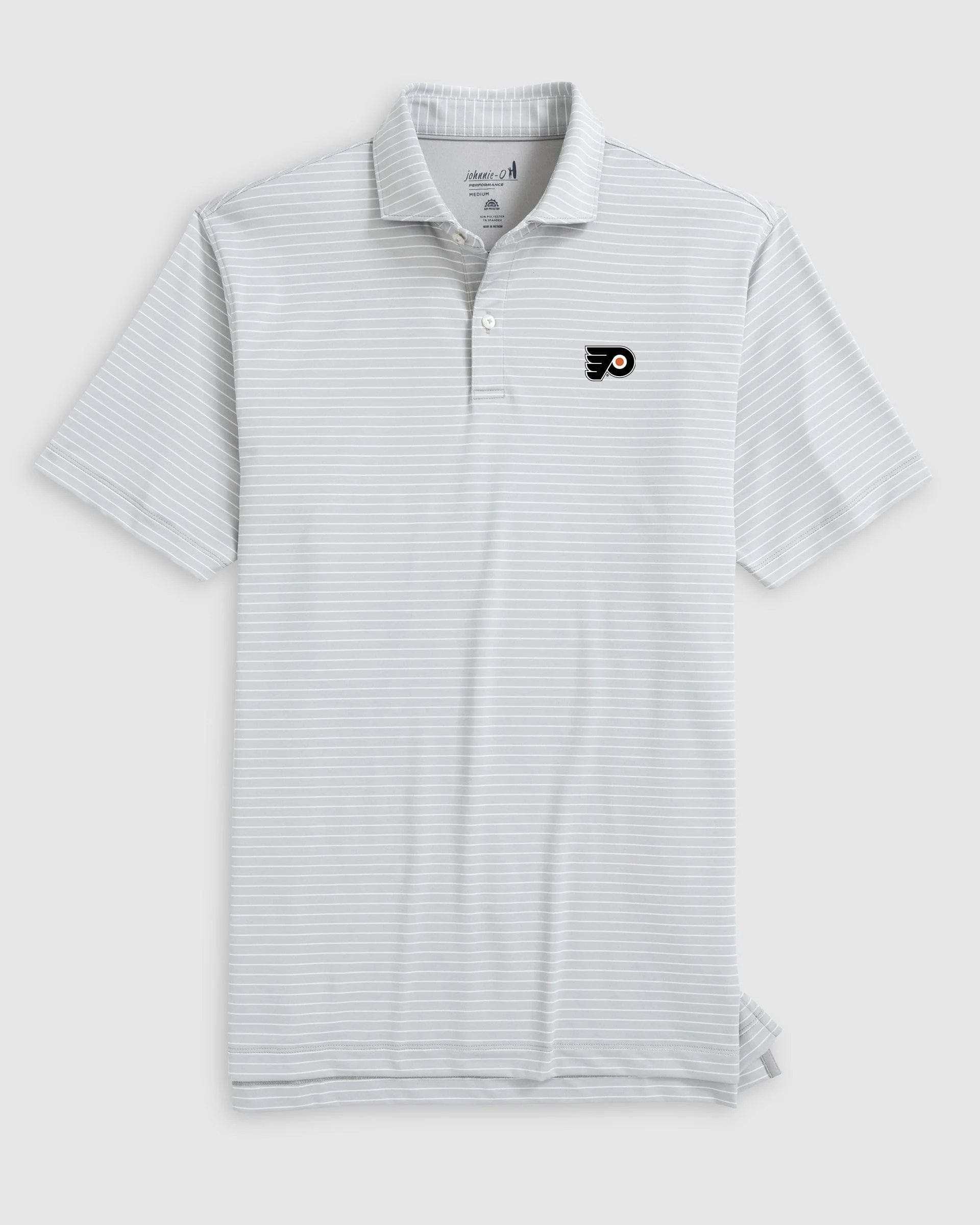 Philadelphia Flyers Beau Striped Performance Jersey Polo - Image 3