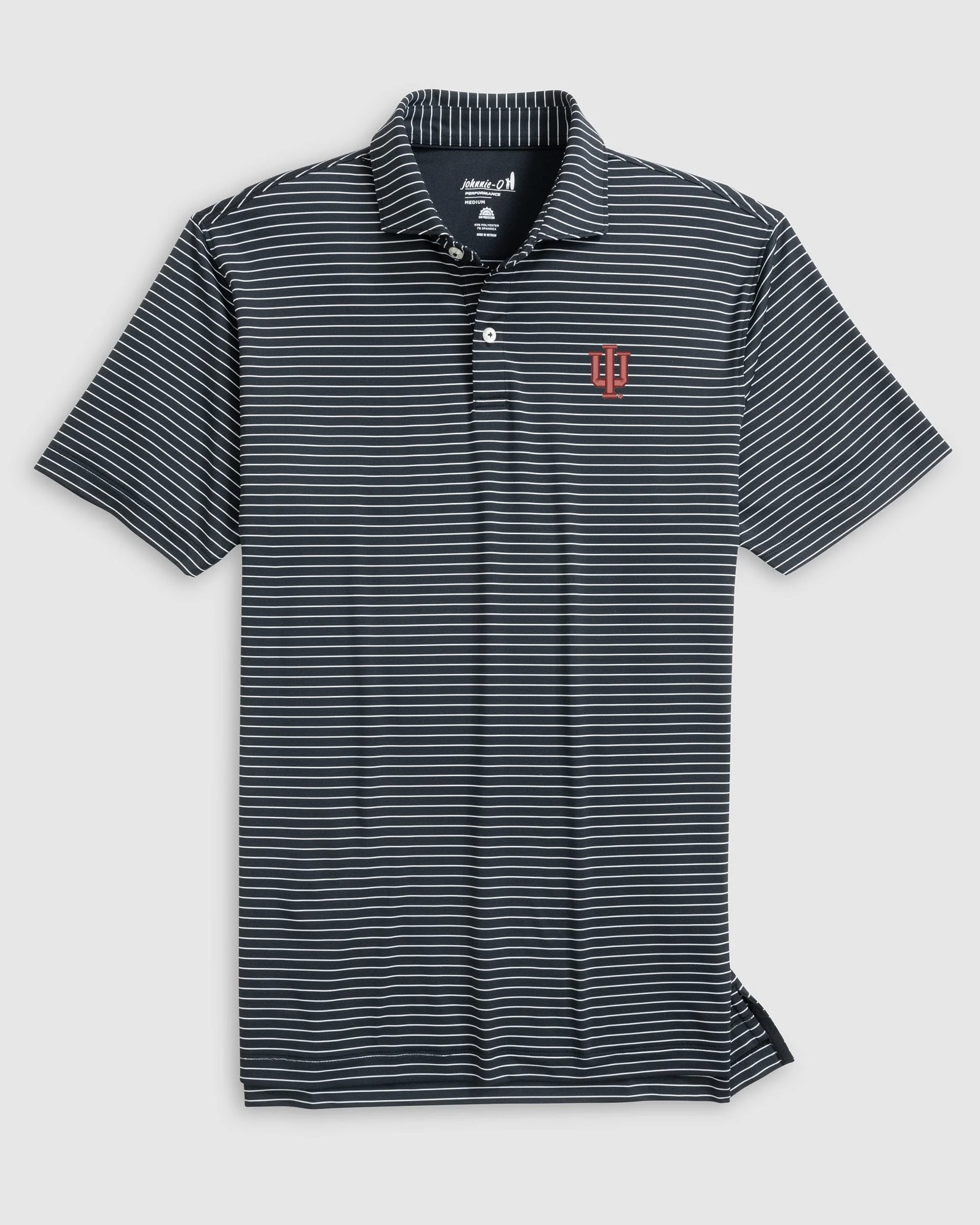 Indiana Beau Striped Performance Jersey Polo