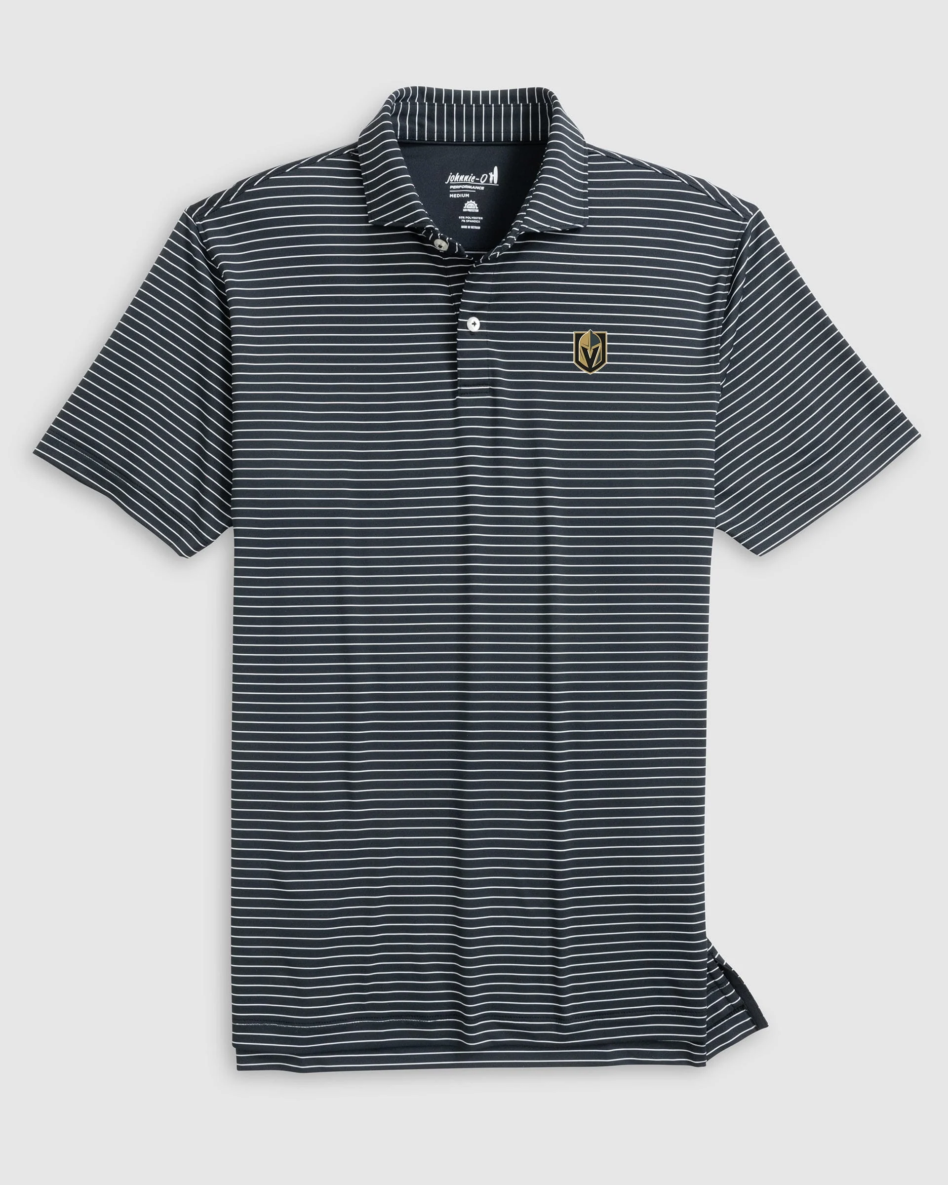 Las Vegas Golden Knights Beau Striped Performance Jersey Polo