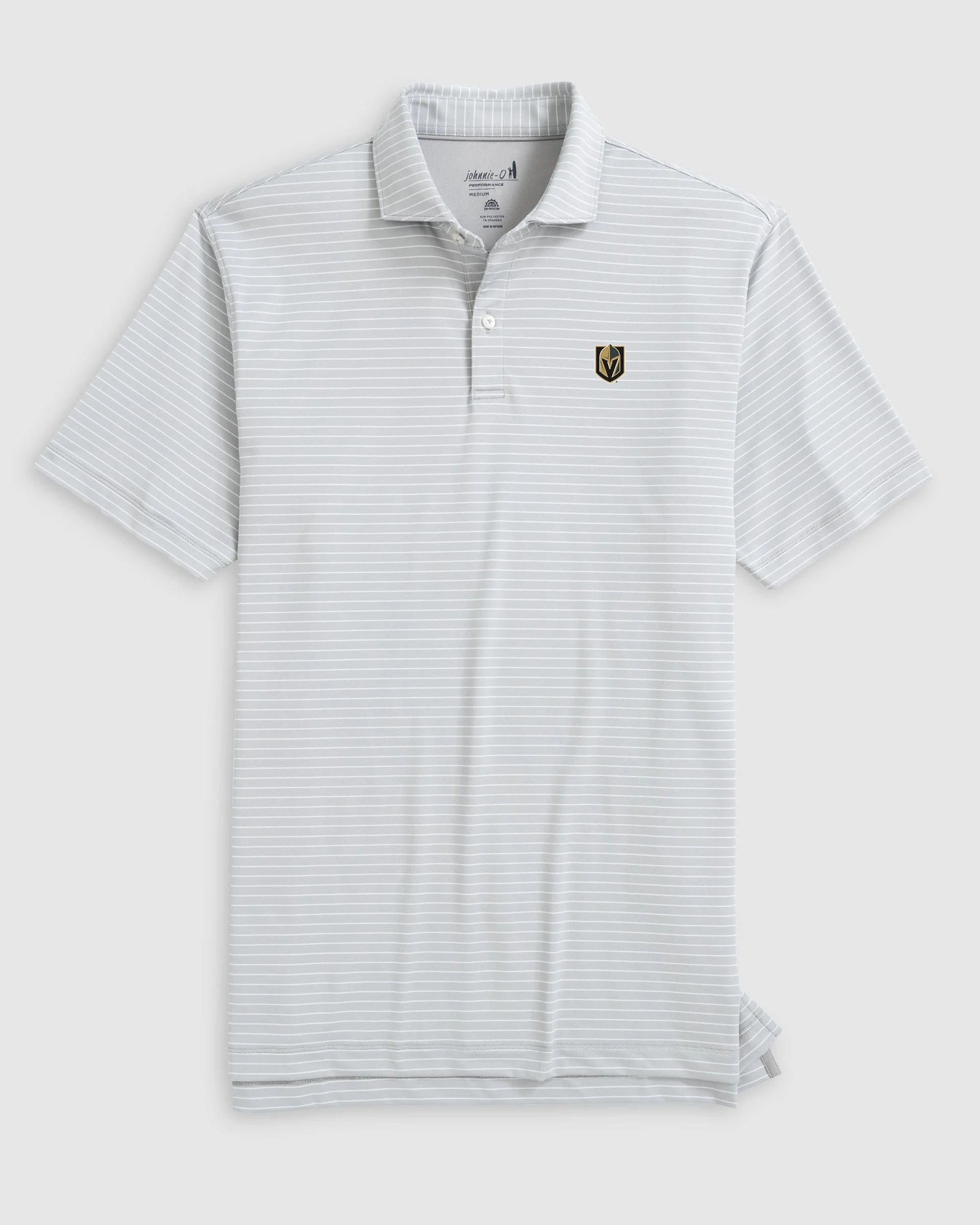 Las Vegas Golden Knights Beau Striped Performance Jersey Polo - Image 2