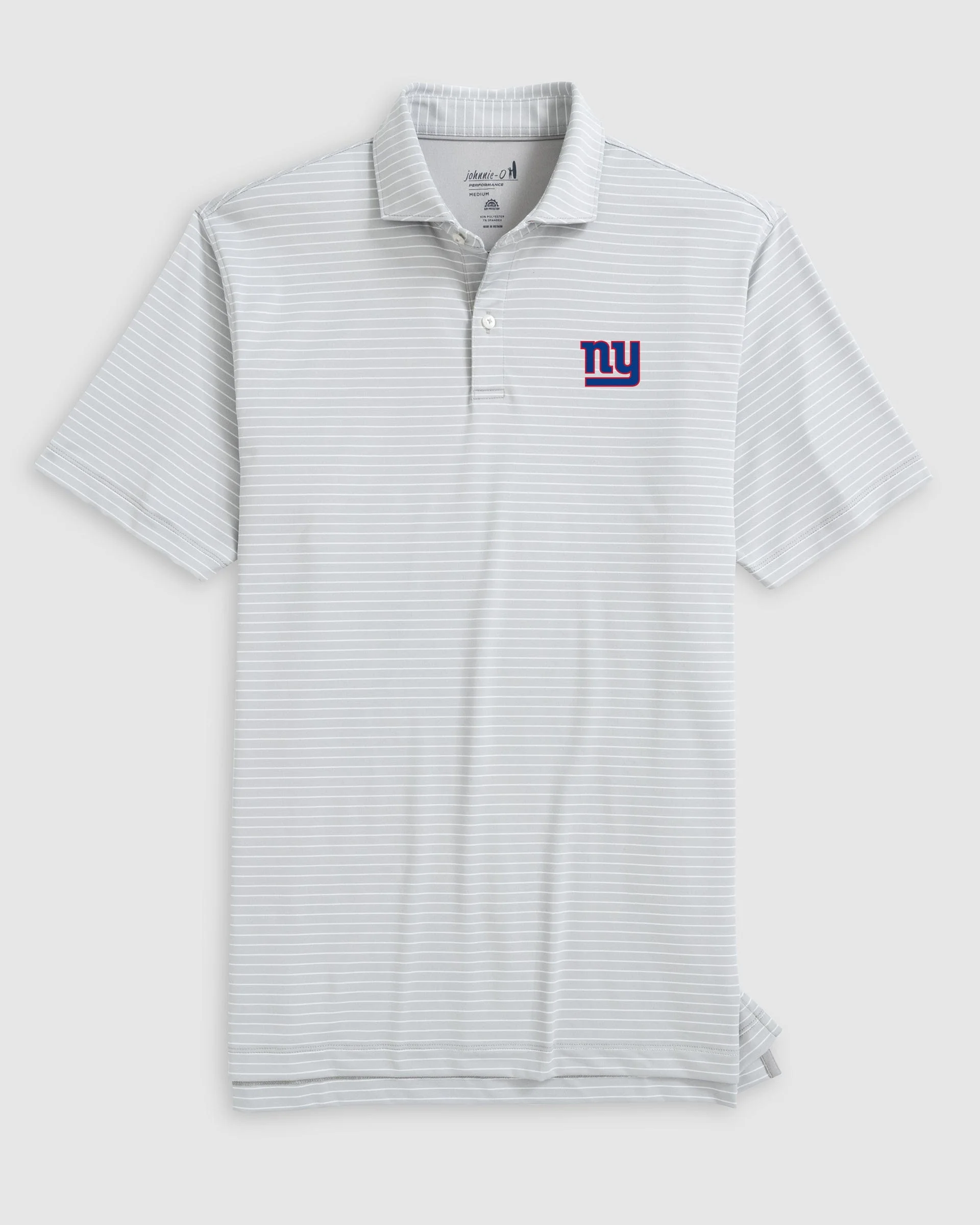 New York Giants Beau Striped Performance Jersey Polo - Image 4