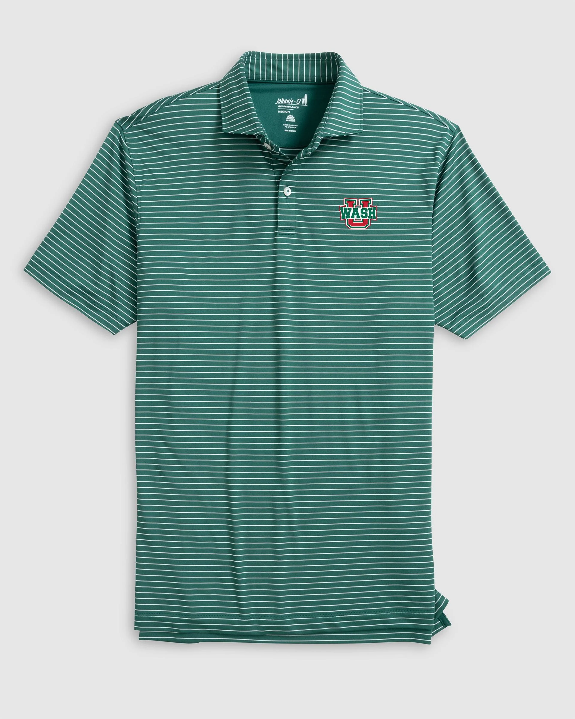 Washington St. Louis Beau Striped Performance Jersey Polo - Image 2