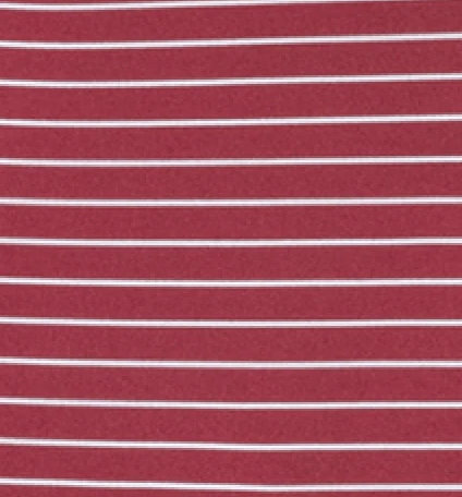 Wisconsin Beau Striped Performance Jersey Polo - Bucky Logo - Image 4