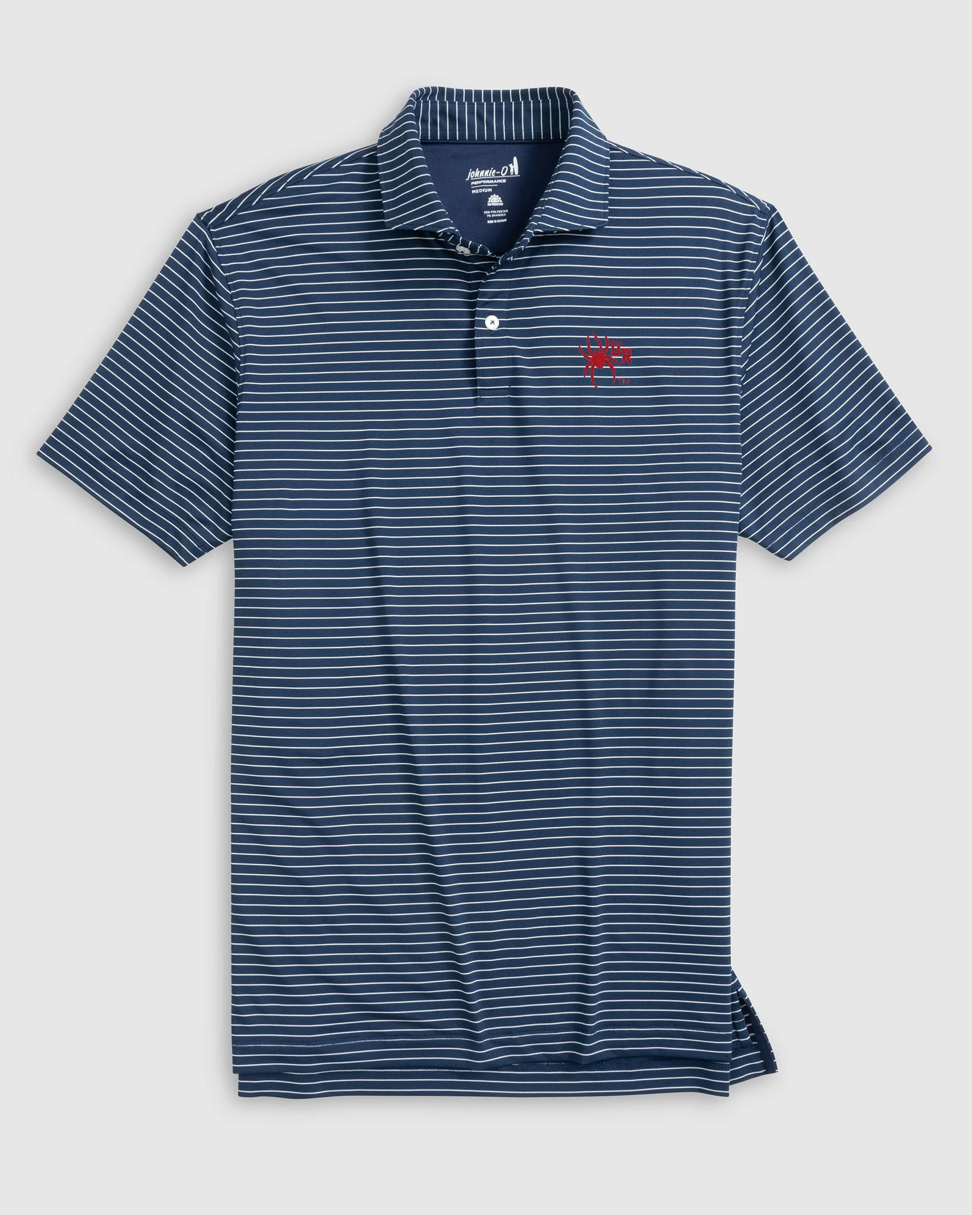 Richmond Beau Striped Performance Jersey Polo - Image 2