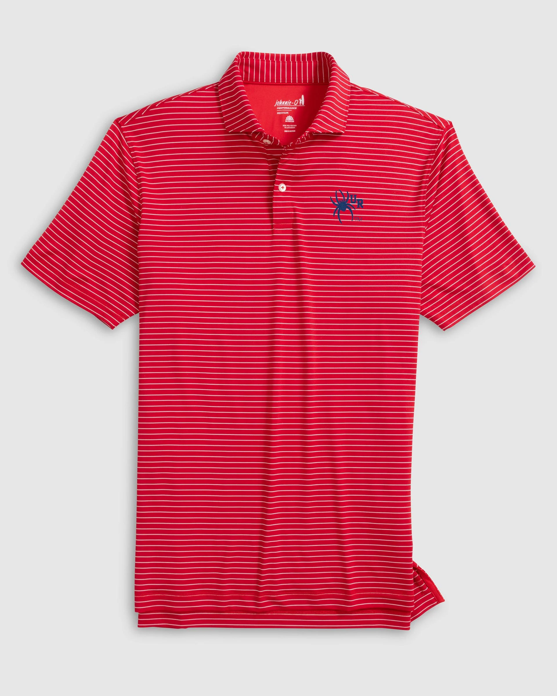 Richmond Beau Striped Performance Jersey Polo - Image 3